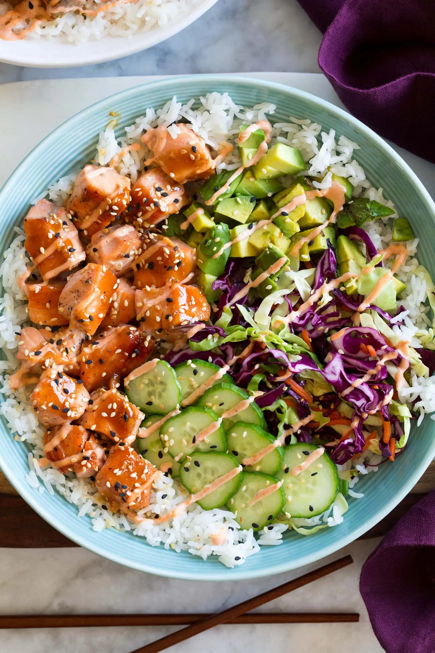 A Very Good Salmon Rice Bowl