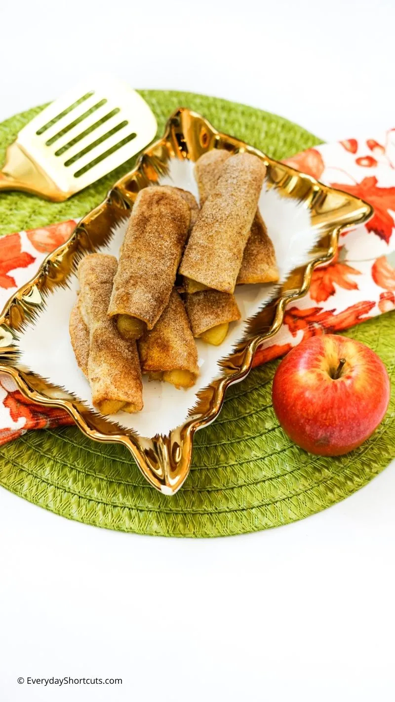 Air Fryer Apple Pie Roll Ups