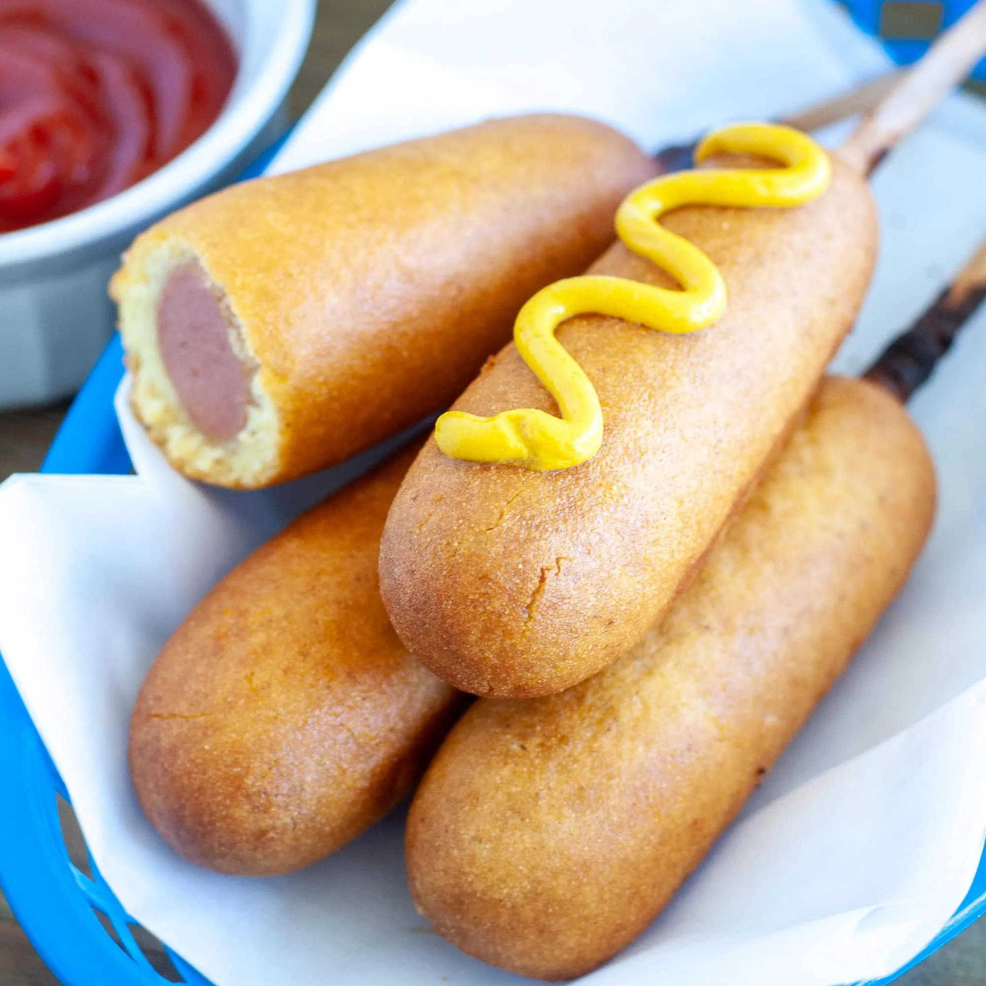 Air Fryer Corn Dogs