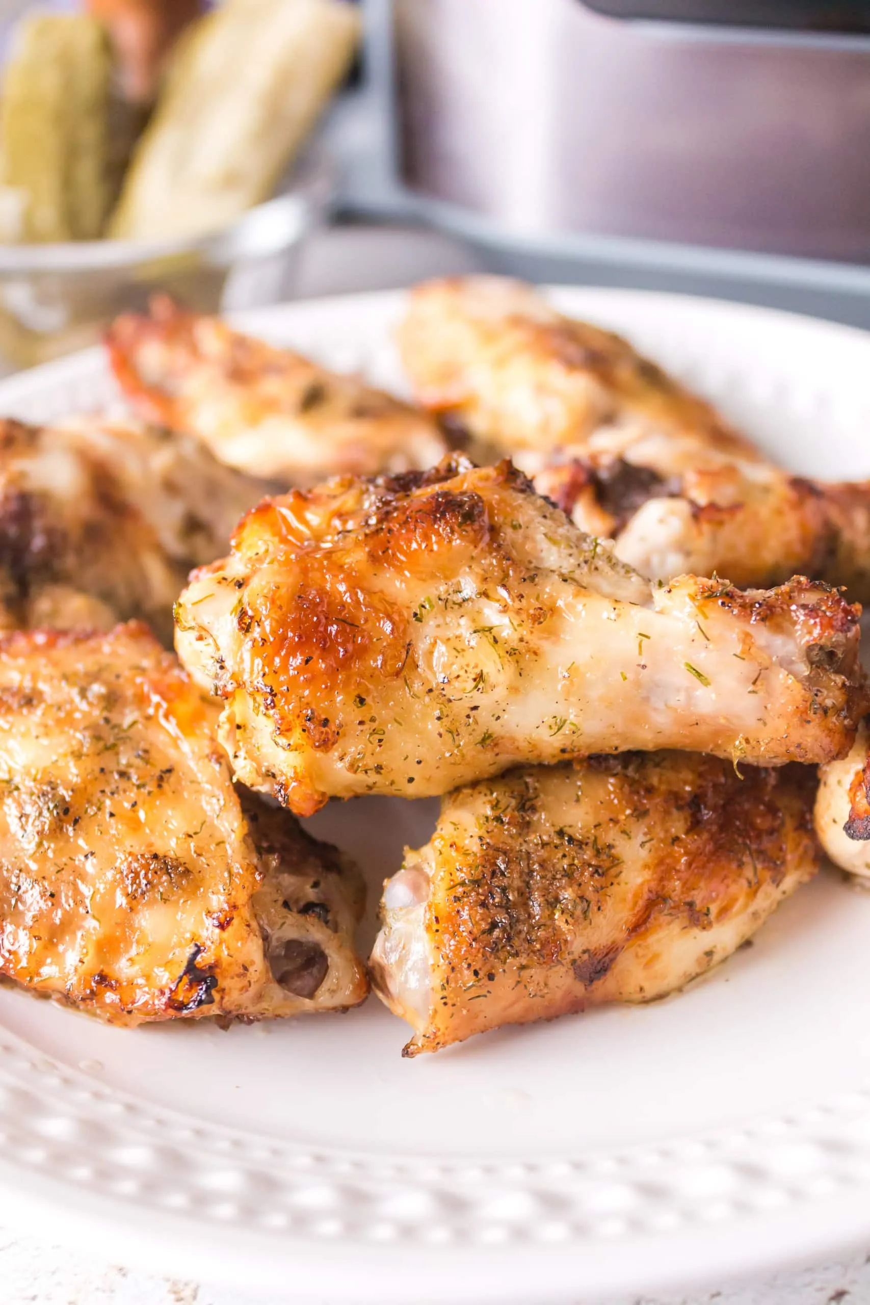 Air Fryer Dill Pickle Chicken Wings