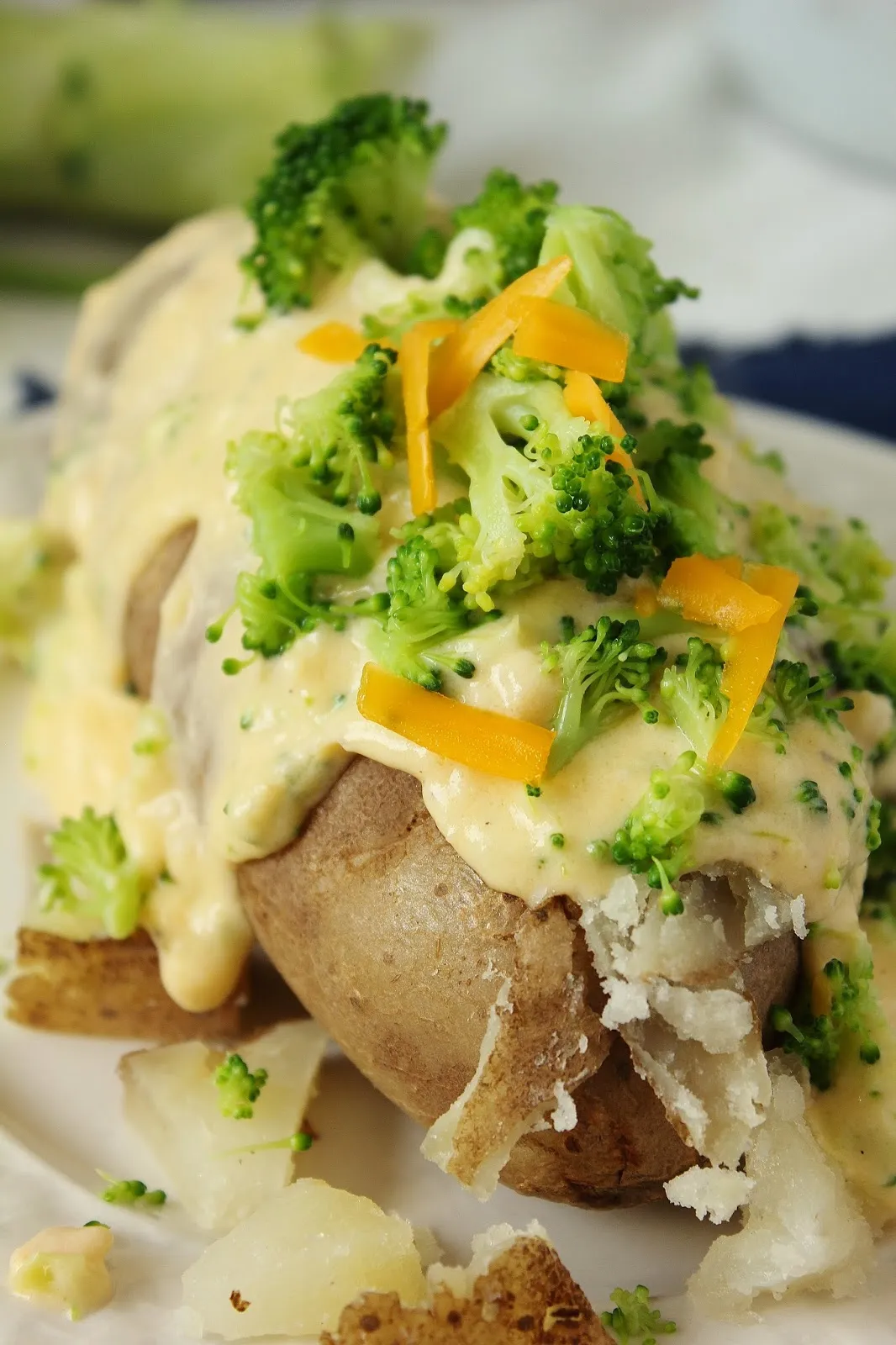All Natural Broccoli Cheese Sauce for Baked Potatoes