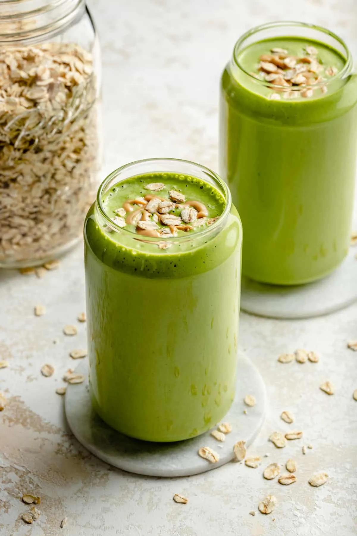 Almond Butter Spinach Smoothie