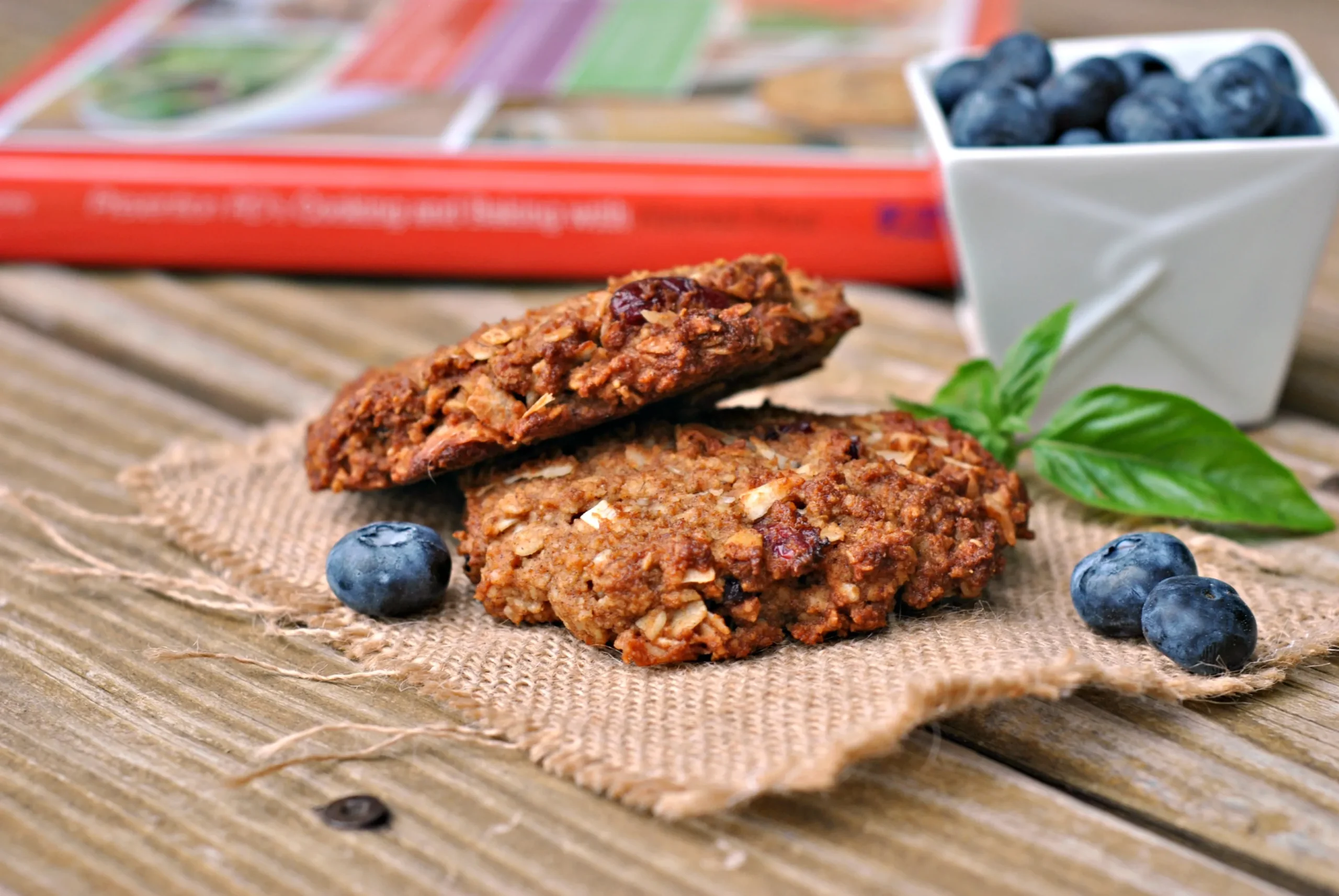 Almond Flour Coconut Oat Cranberry Breakfast Cookies (Gluten Free)