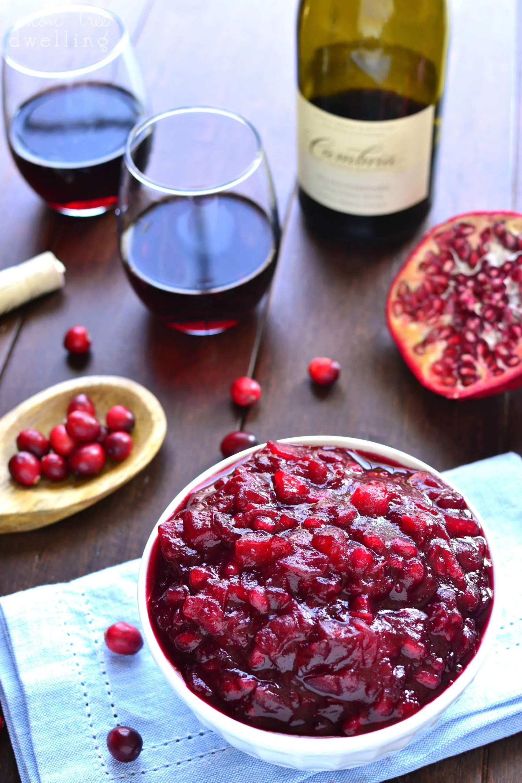 Apple Cranberry Pomegranate Salsa