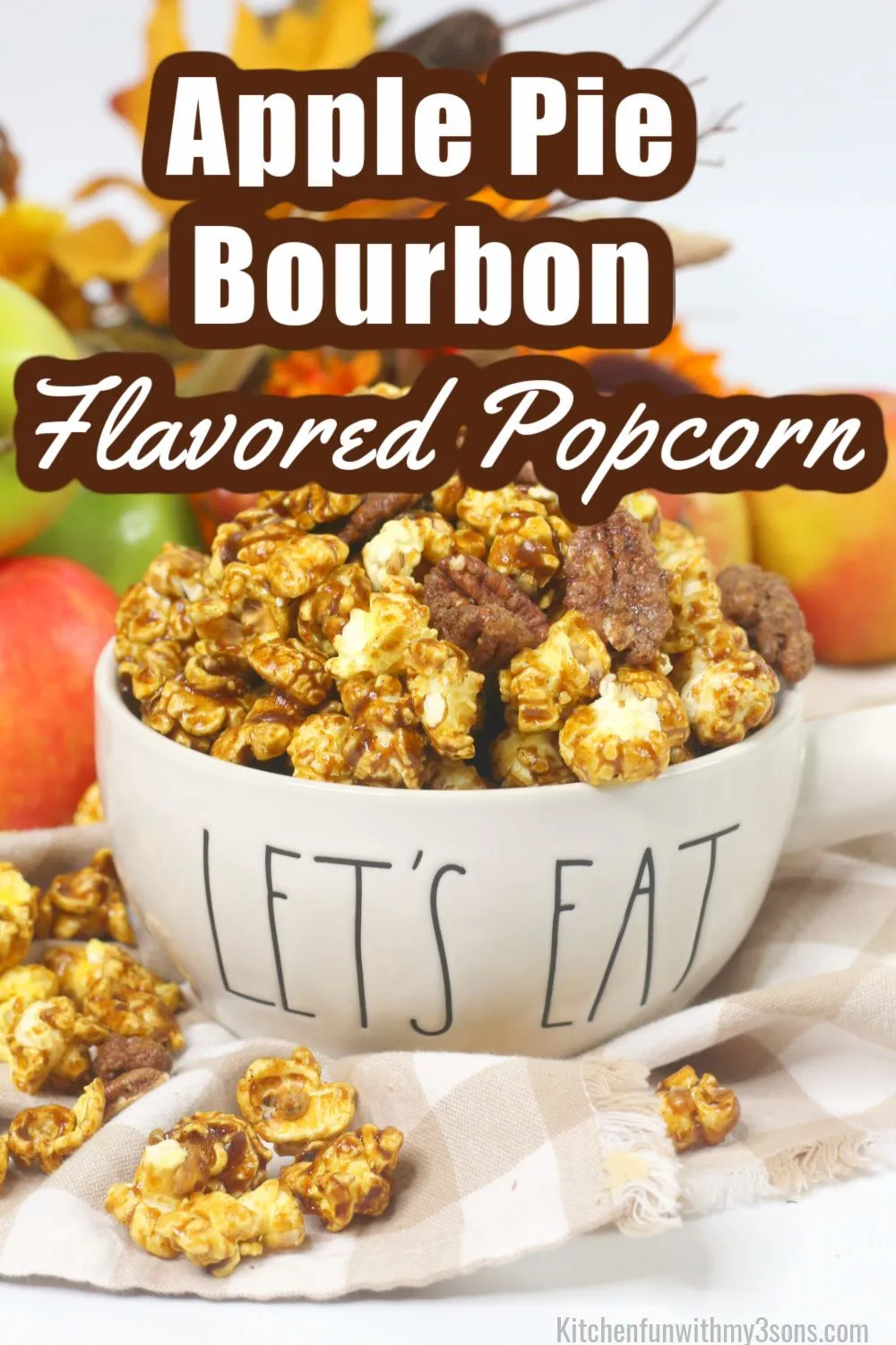Apple Pie Popcorn Snack Mix