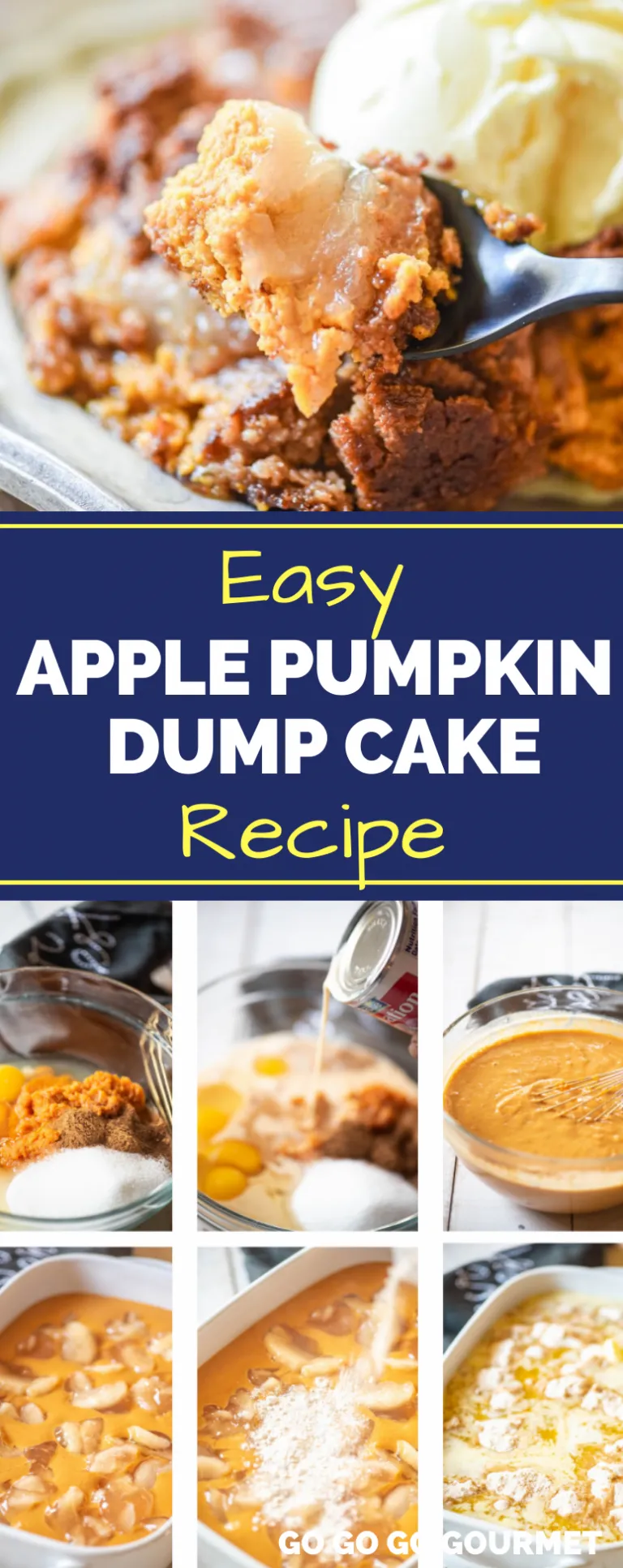 Apple Pumpkin Dump Cake