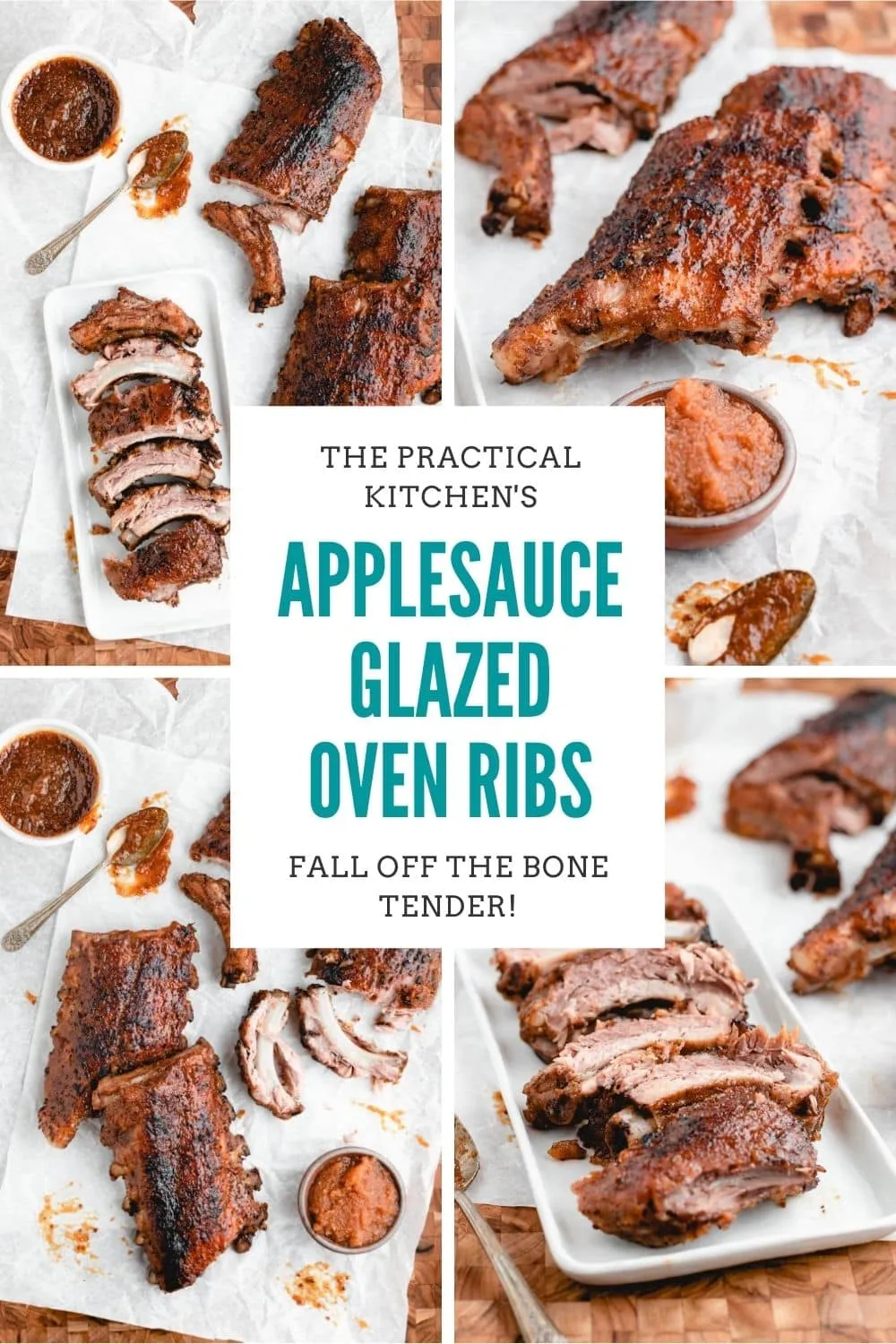 Applesauce Glazed Oven Baby Back Ribs