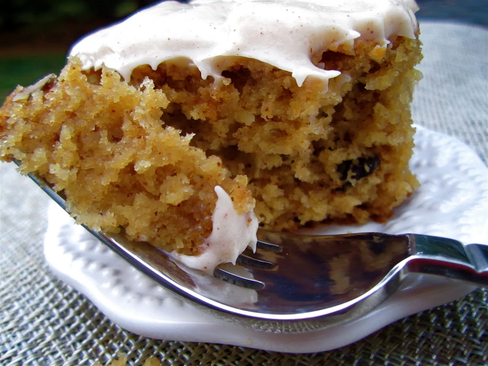 Applesauce Spice Cake with Cinnamon