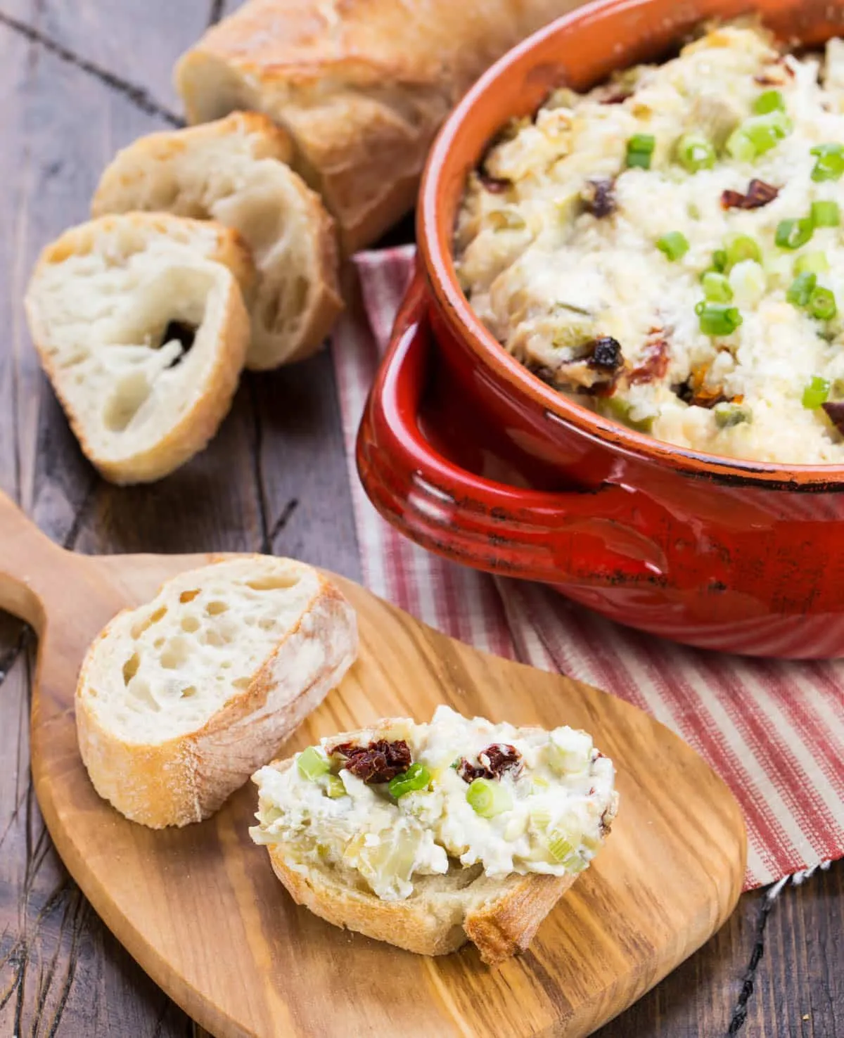 Asiago Dip with Crostini