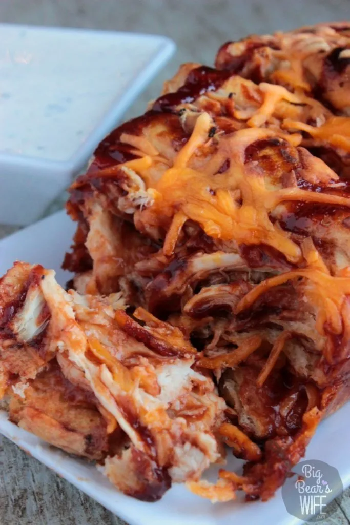 BBQ Chicken Pull Apart Bread