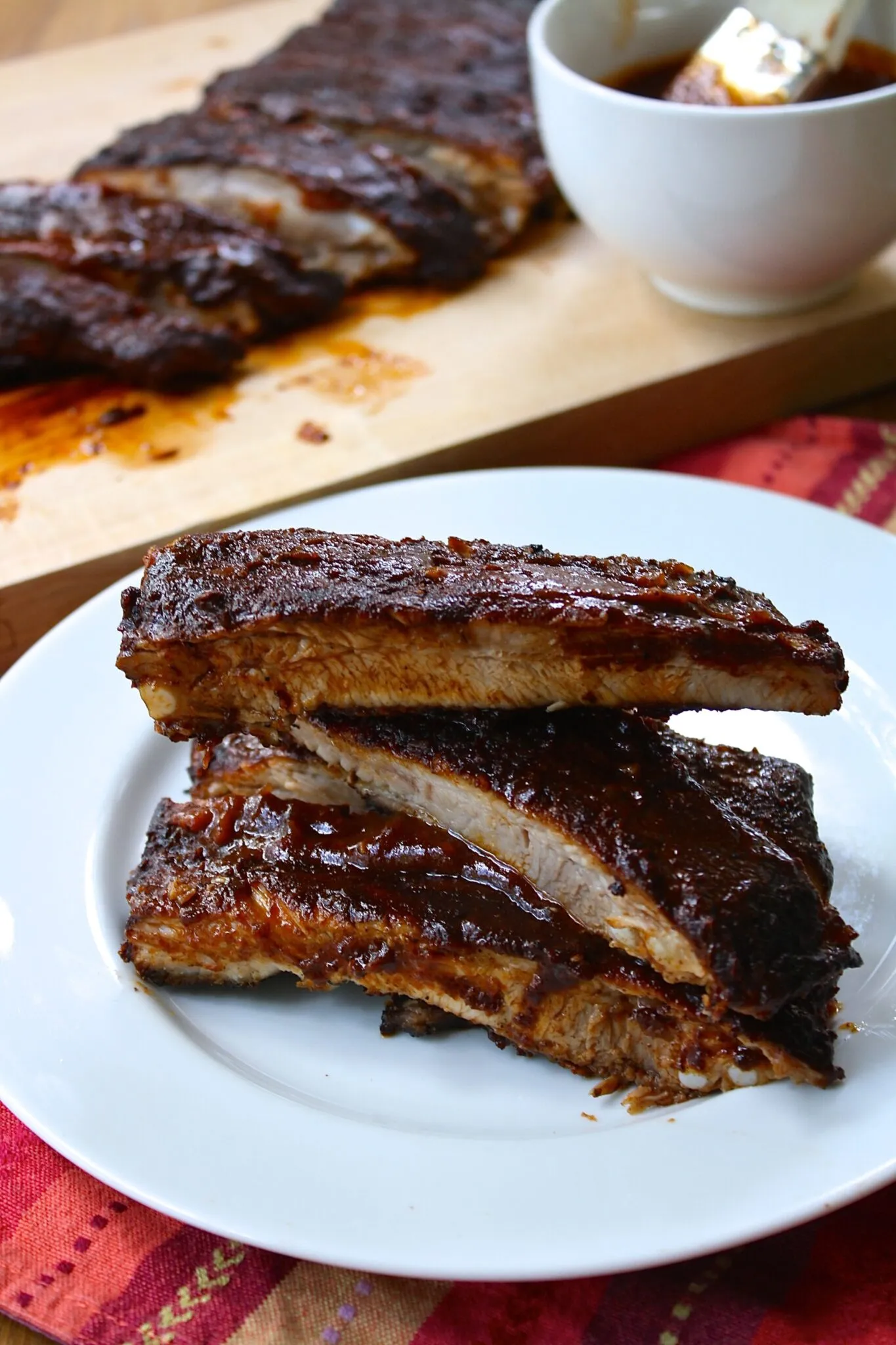BBQ Pork Ribs with Rum and Pineapple