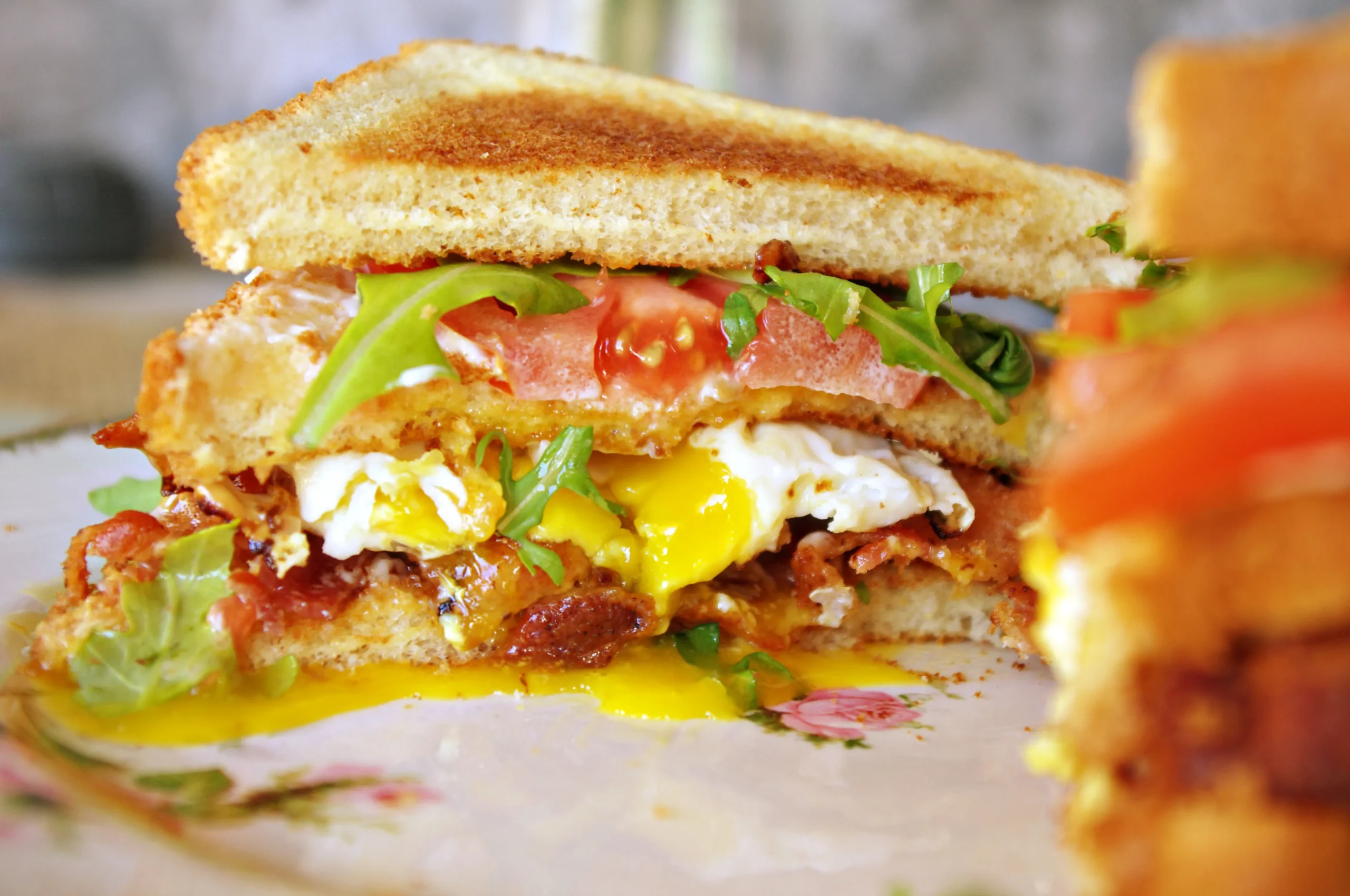 BLT with Fried Egg and Fat Free Chipotle Mayo