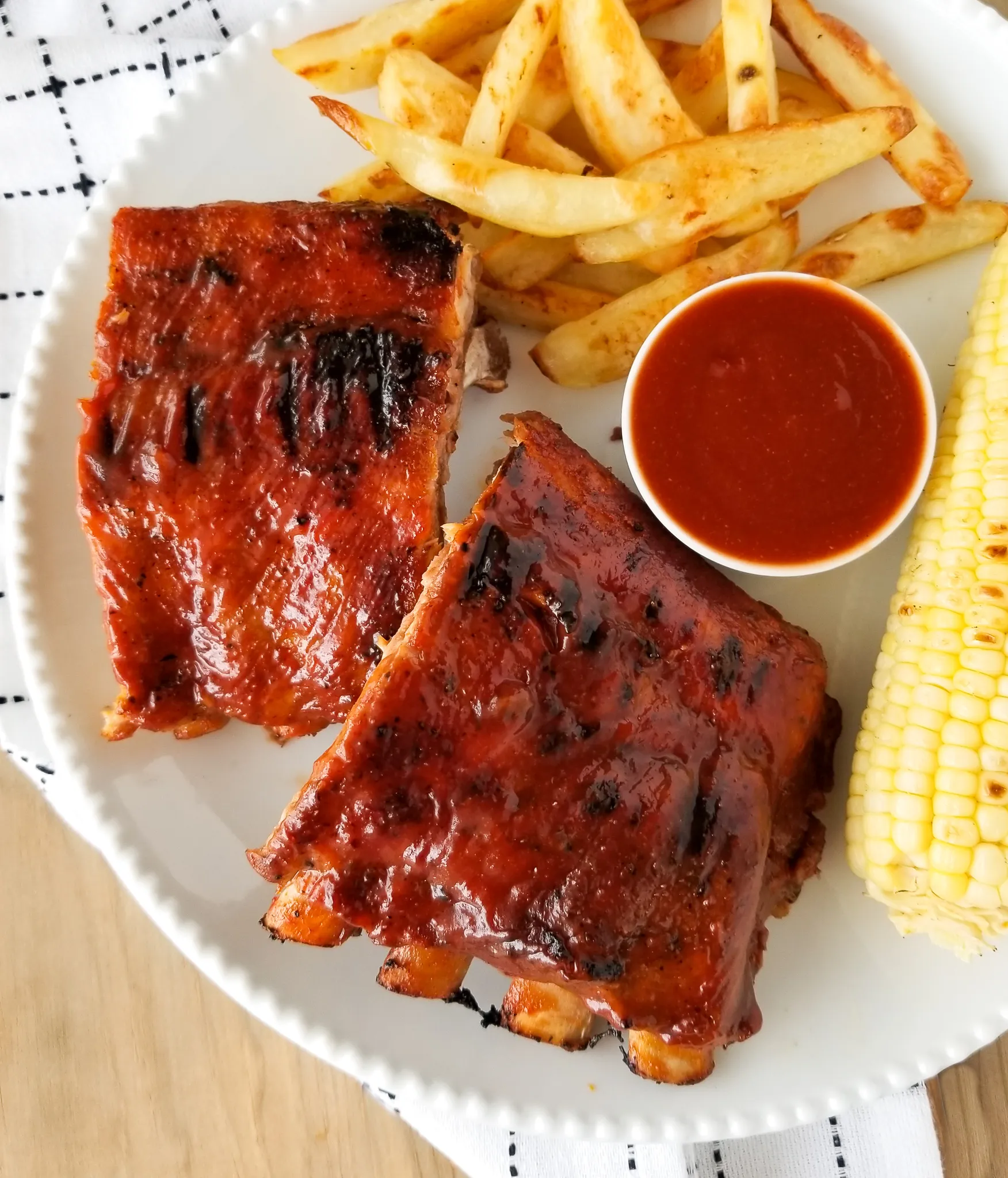 Baby Back Ribs with Cola Barbecue Sauce