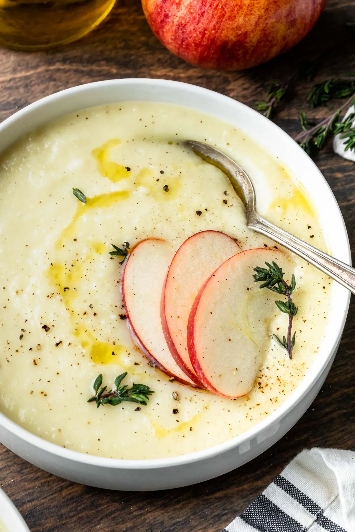 Baby Parsnip and Apple Soup