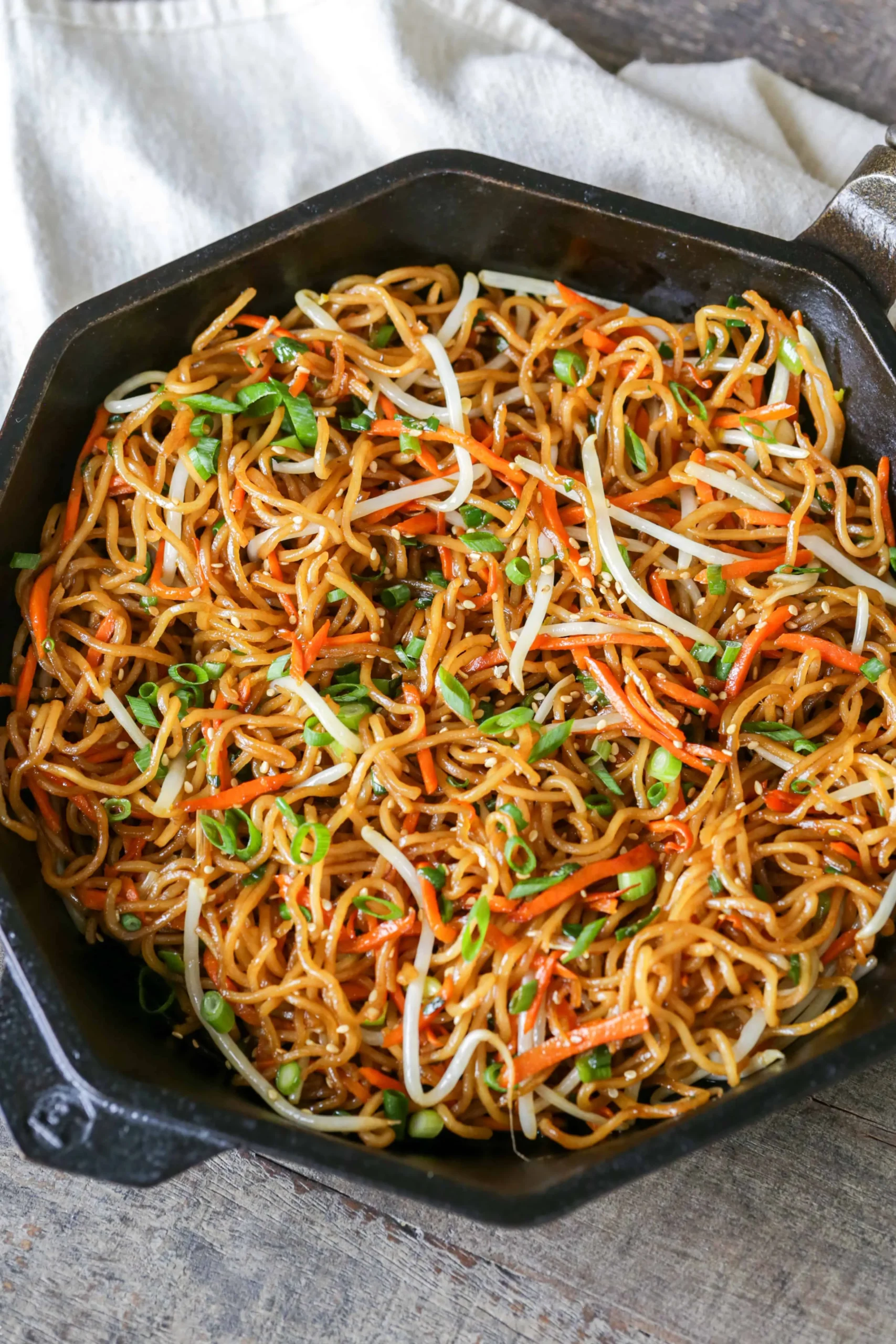 Bacon Pan Fried Noodles