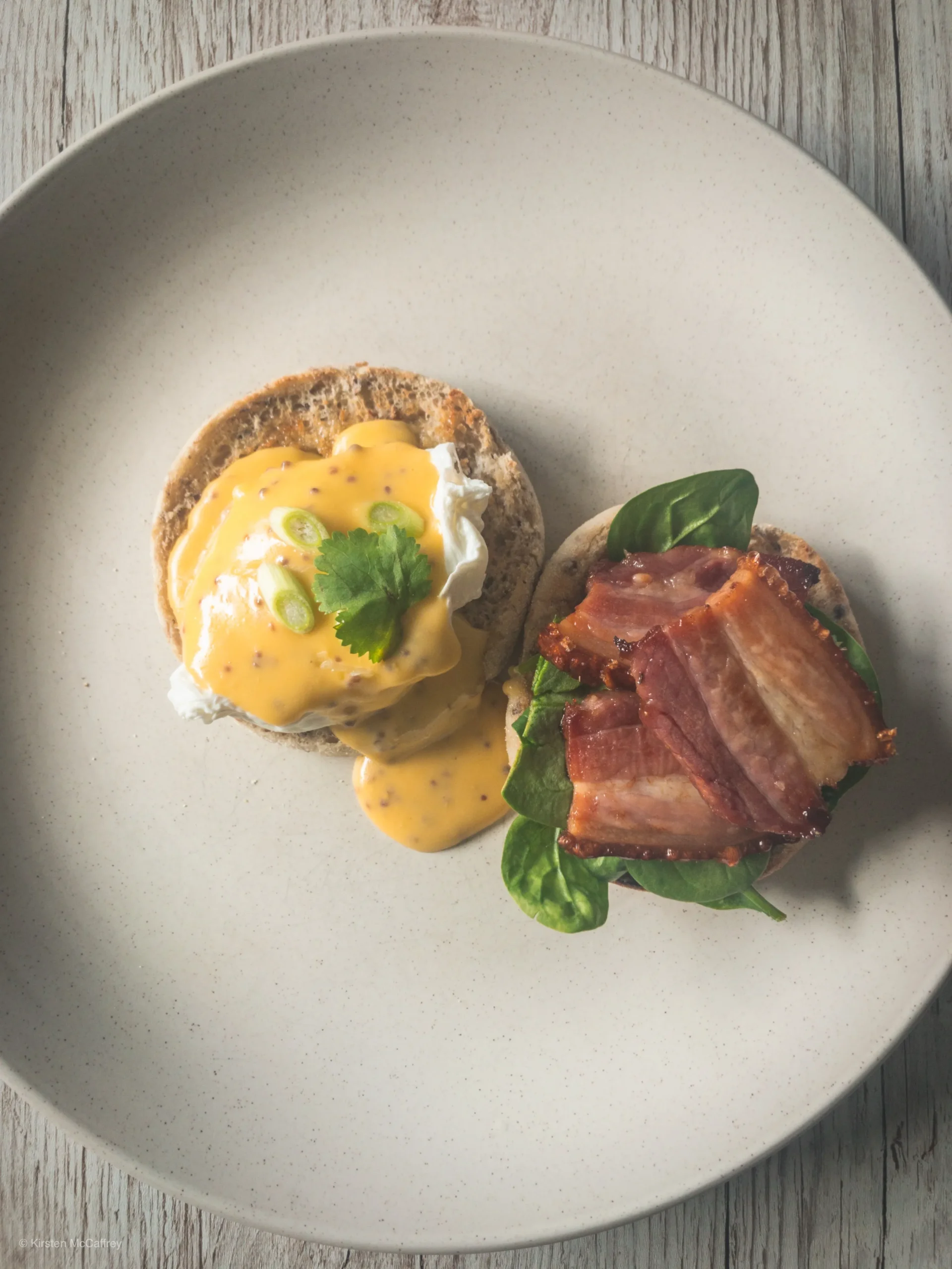 Bacon and Eggs Benedict