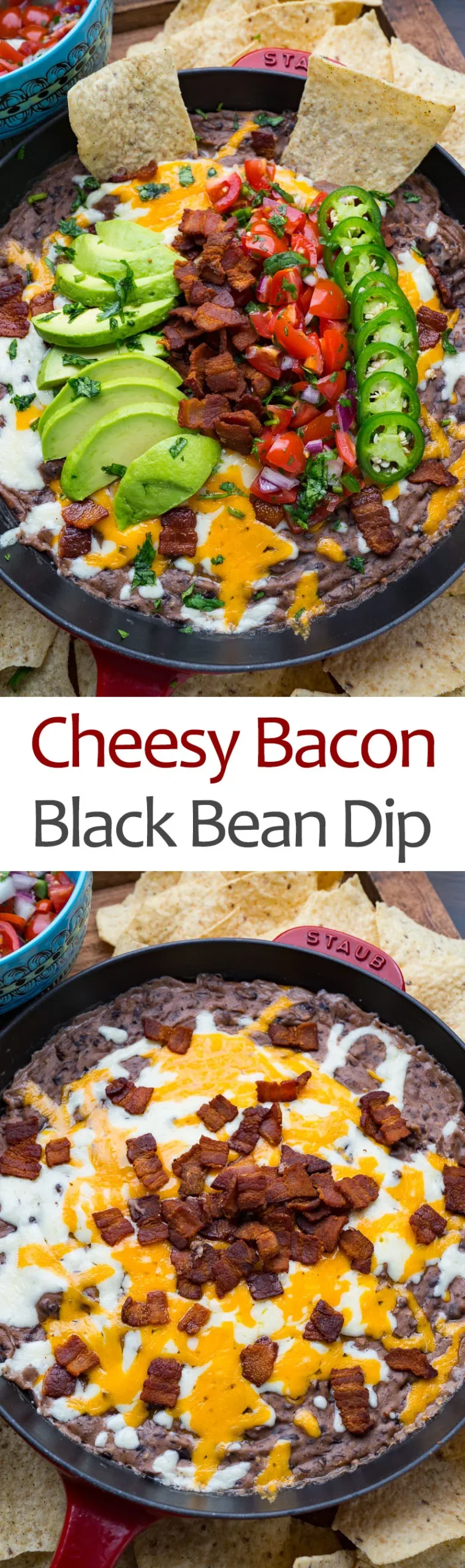Bacony Black Bean Dip