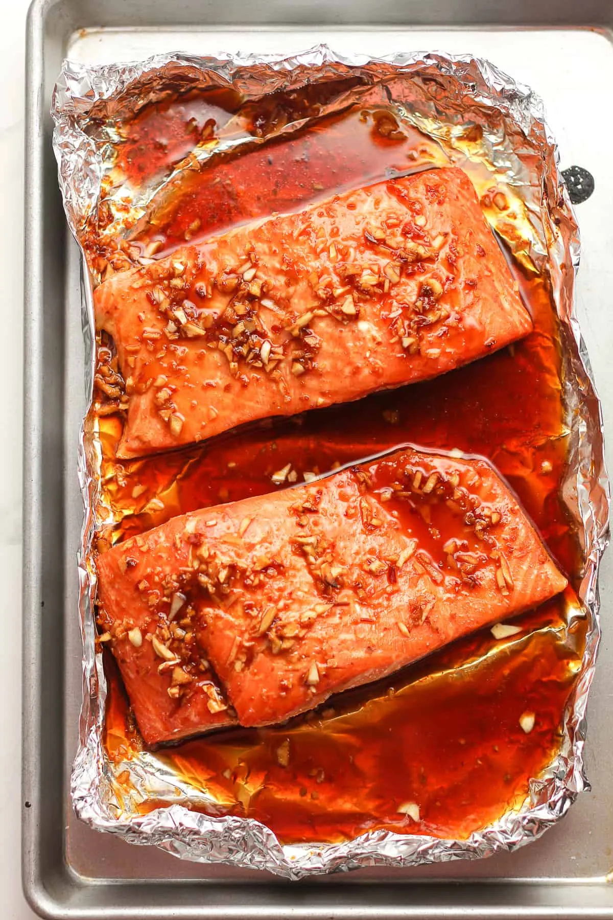 Baked Asian Salmon in Foil