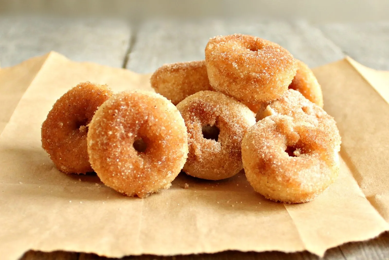 Baked Cinnamon Sugar Mini Donuts