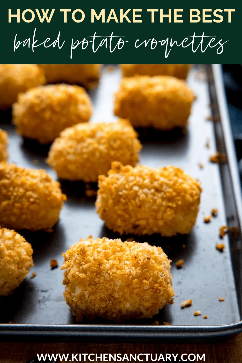 Baked Mashed Potato Croquettes