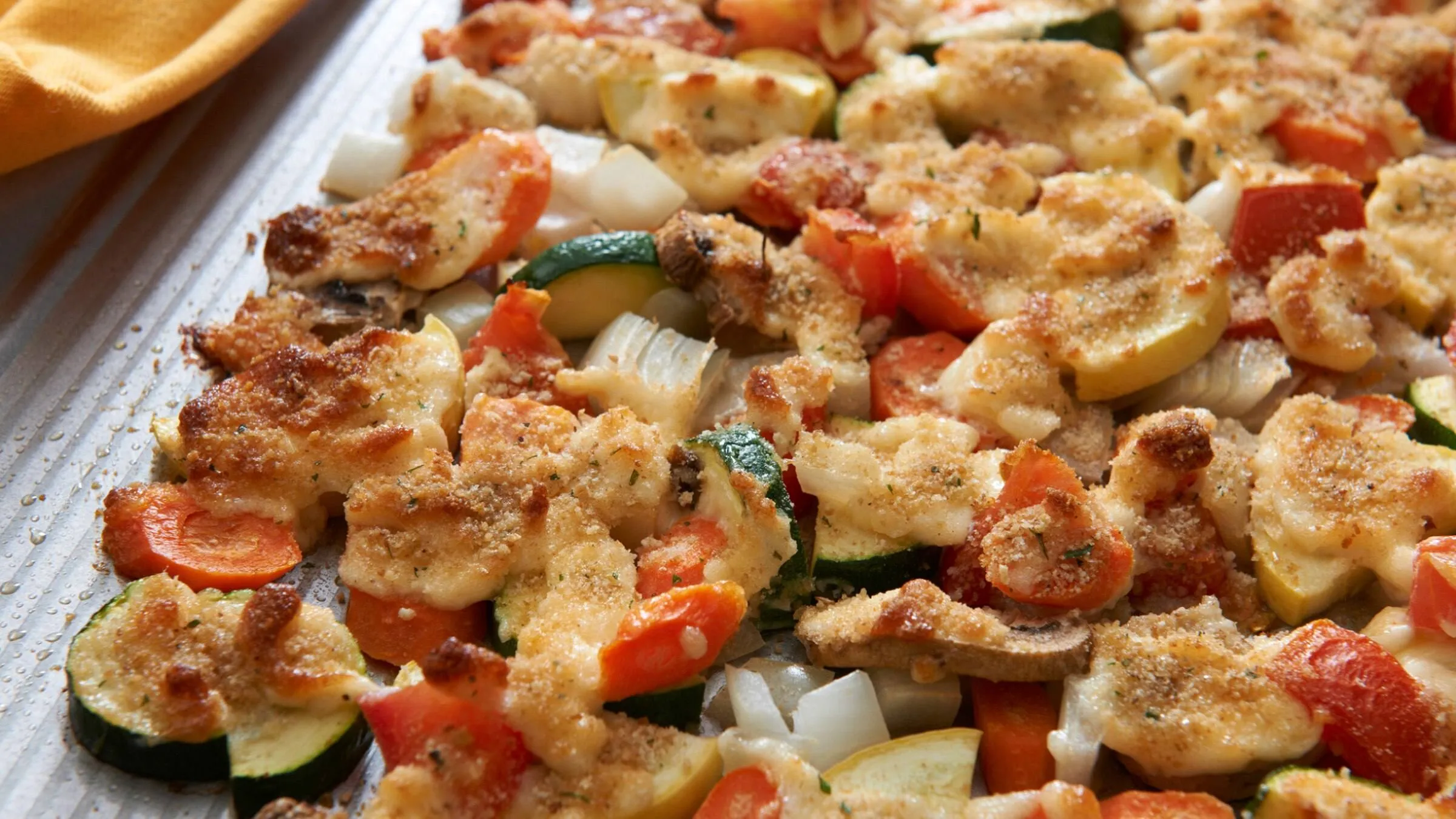 Baked Parmesan Summer Vegetables