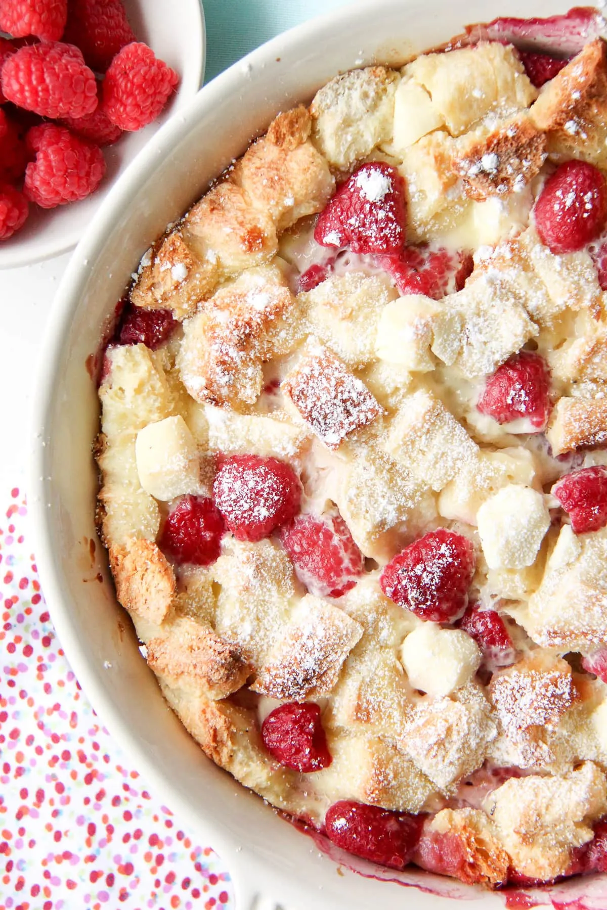 Baked Raspberry French Toast