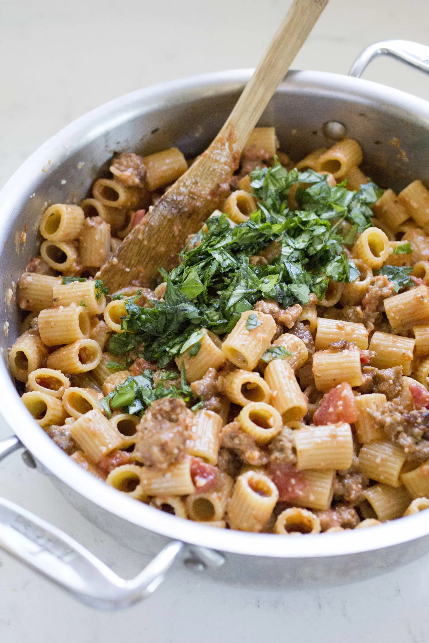 Baked Rigatoni with Sausage