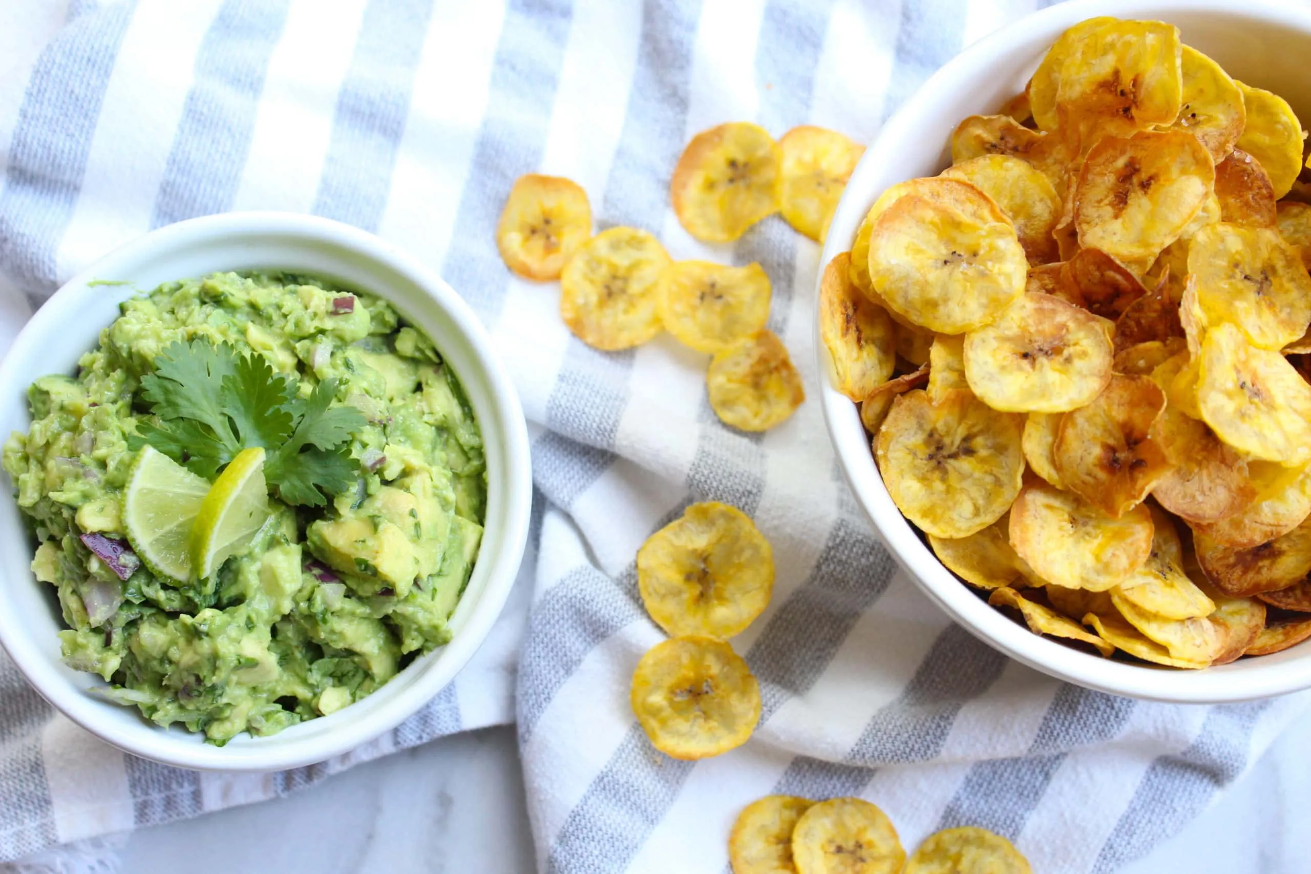 Baked Spicy Plantain Chips