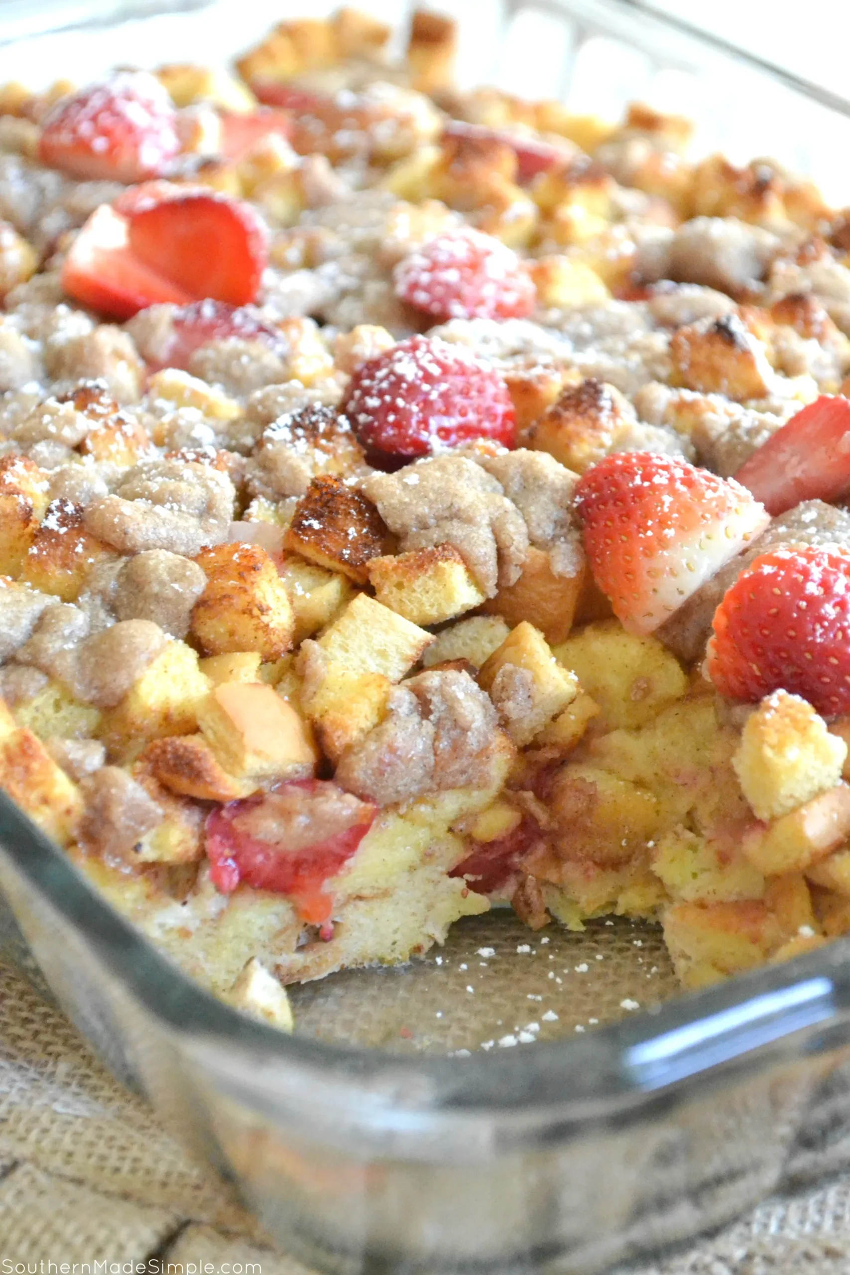 Baked Strawberry French Toast