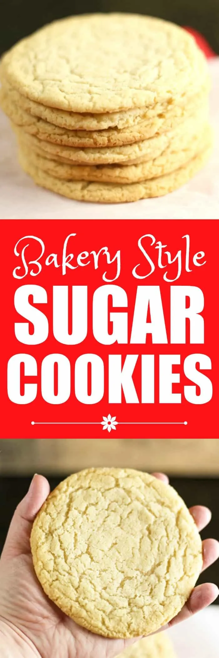 Bakery Style Soft Baked Sugar Cookies