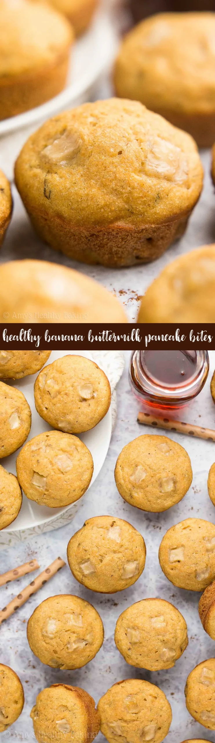 Banana Buttermilk Pancake Bites