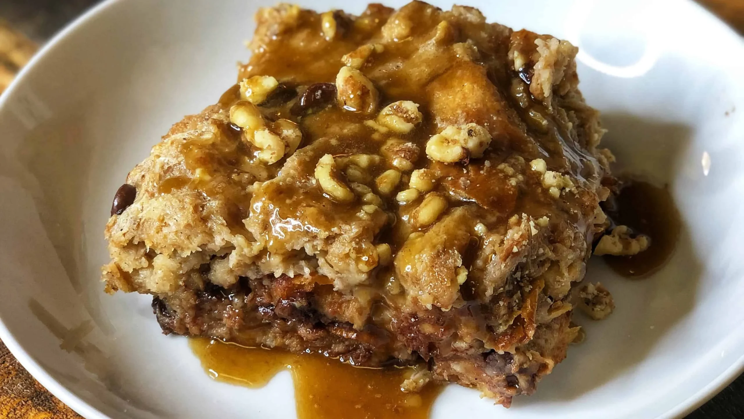 Banana Chocolate Bread Pudding