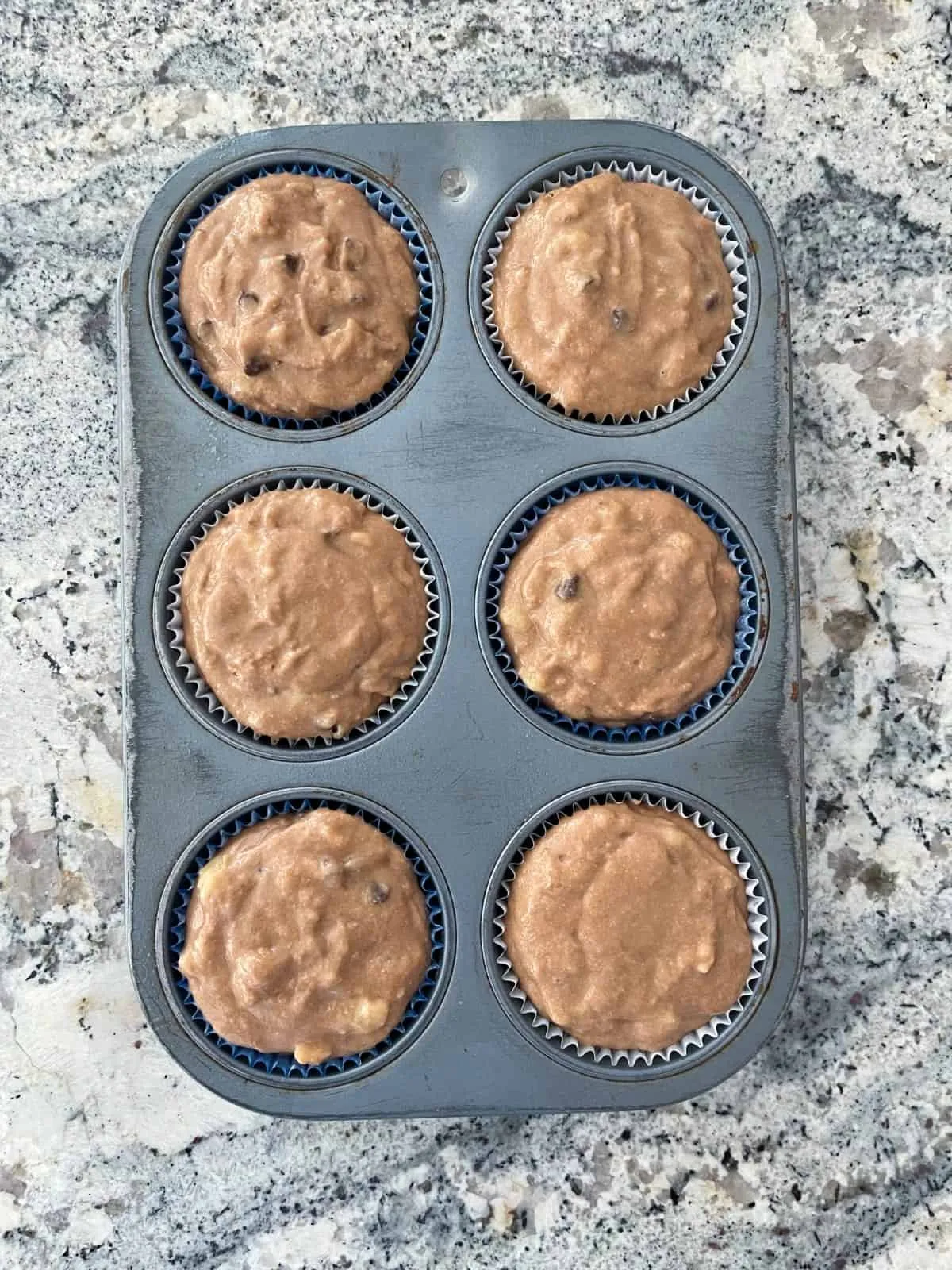 Banana Mocha Macadamia Nut Muffins