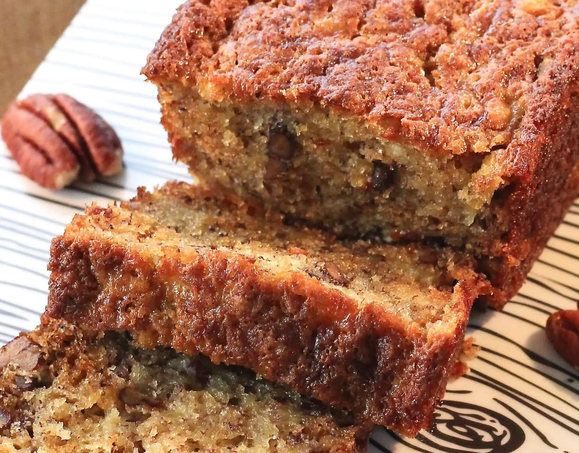 Banana Pecan Spice Cake
