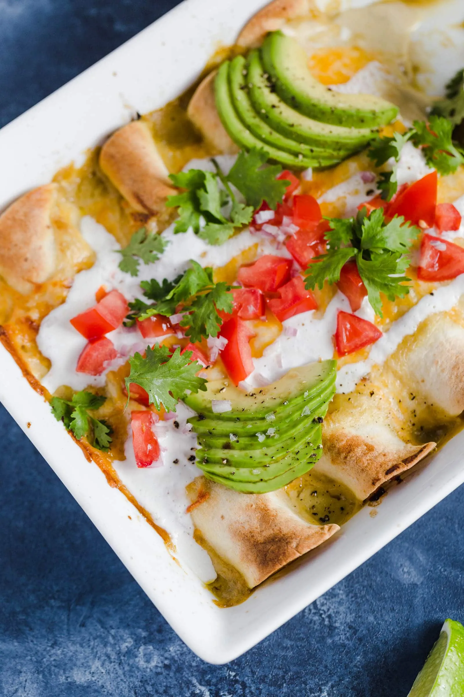 Bandaleros Lime Chicken Enchiladas