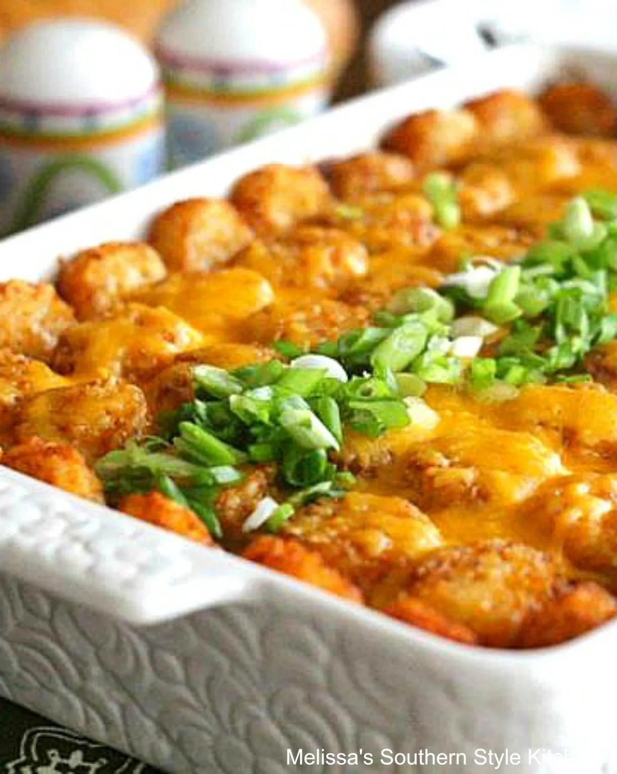 Barbecue Beef Tater Tot Casserole