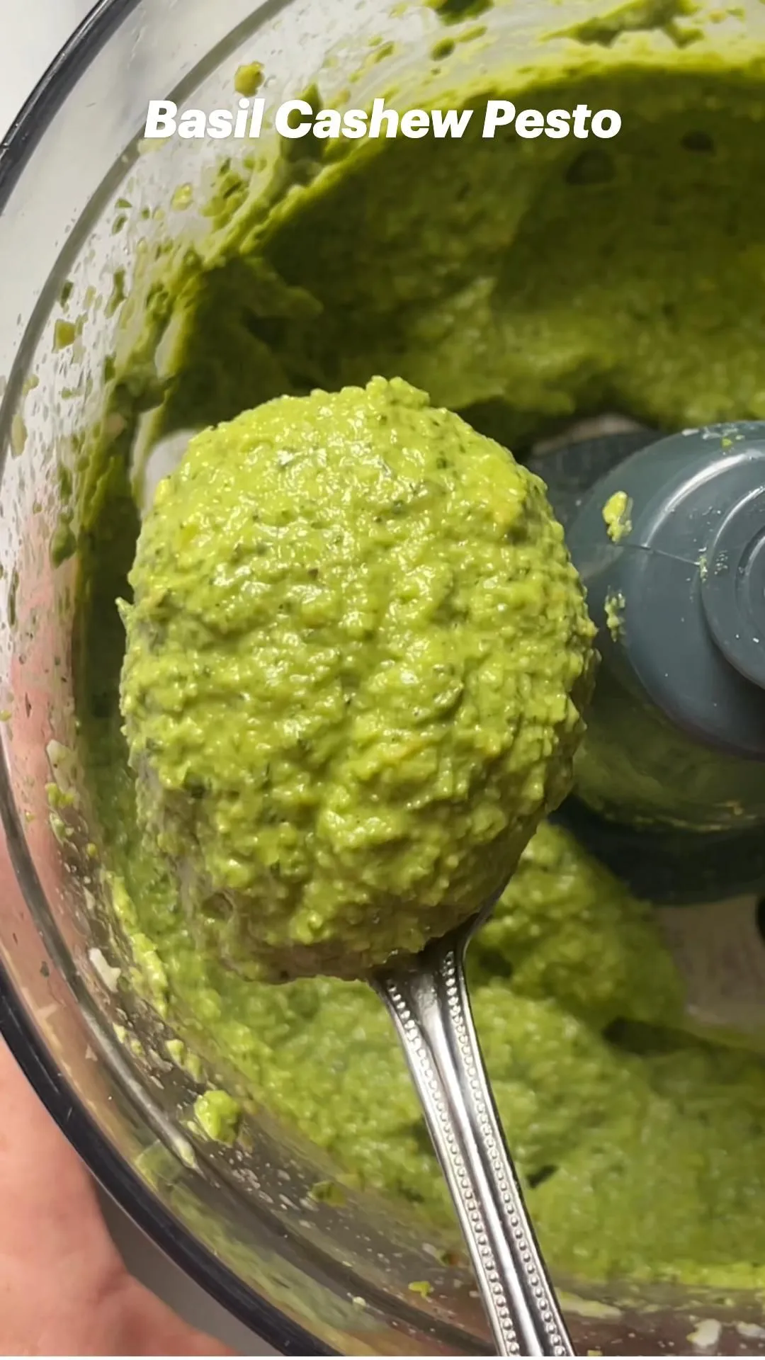 Basil Cashew Pesto Without Pine Nuts
