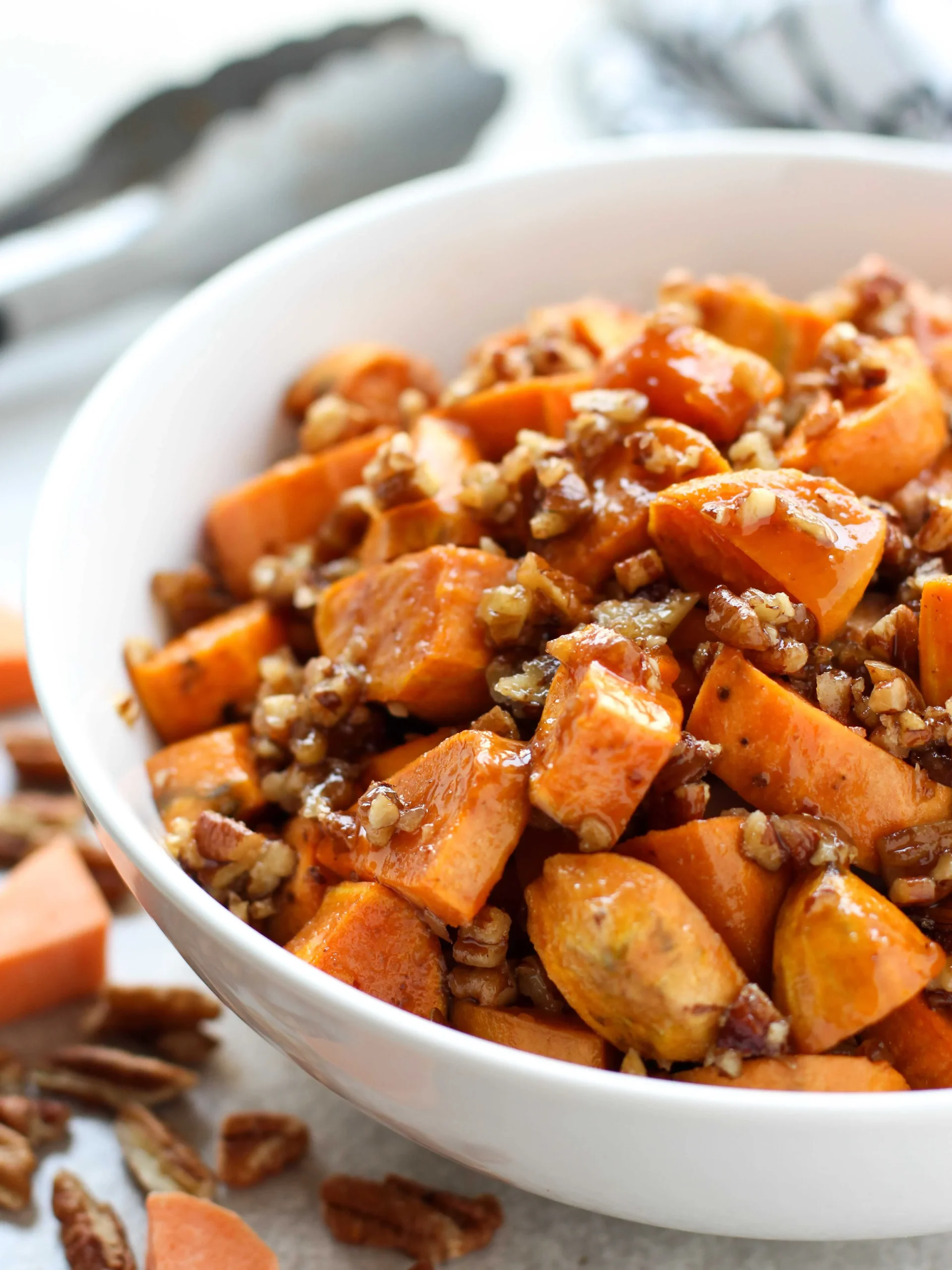 Basil and Pecan Sweet Potato Bake