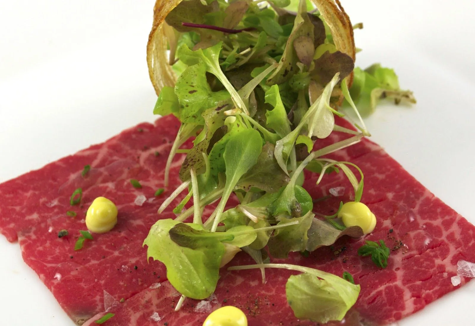 Beef Carpaccio with Truffle Vinaigrette