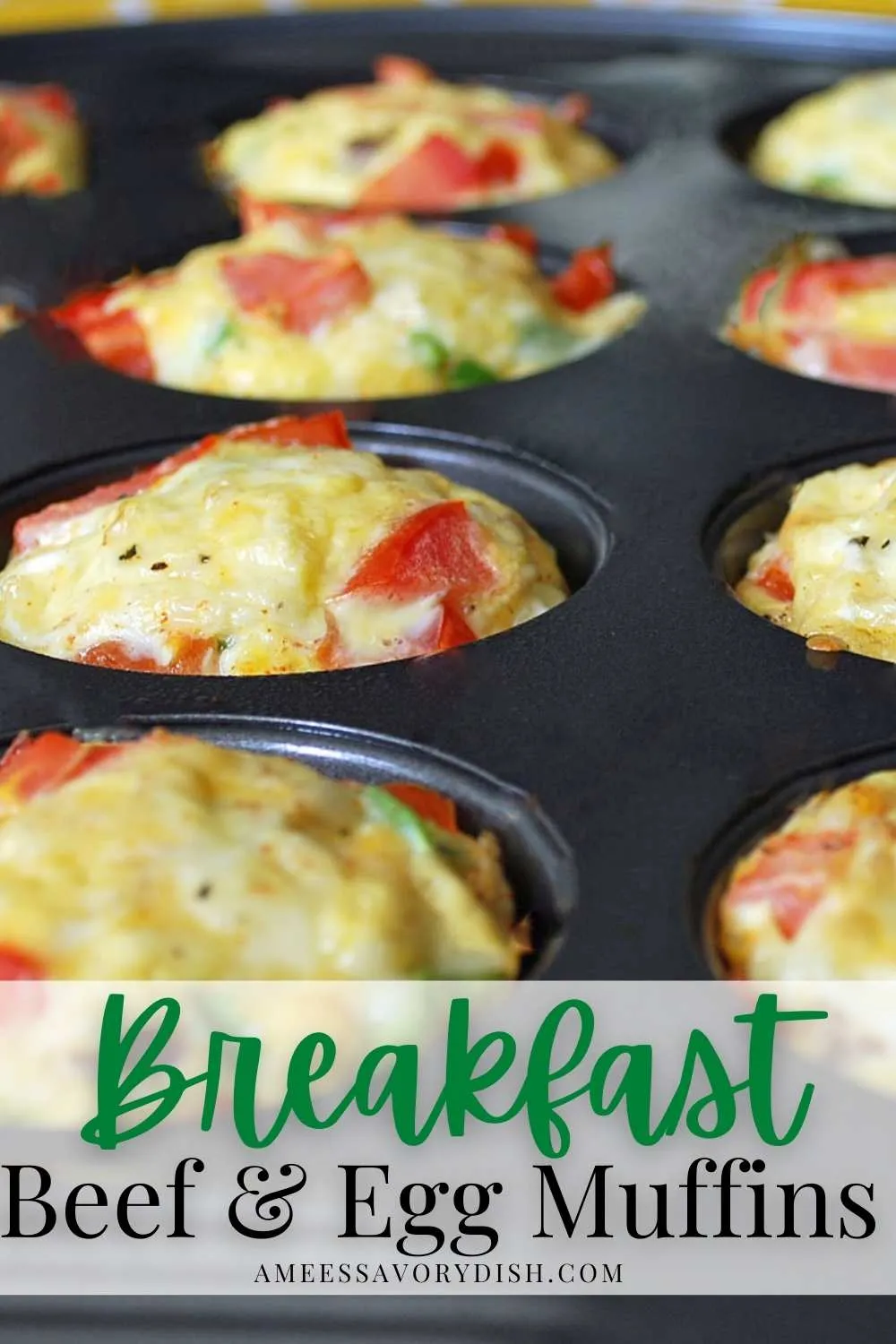 Beef Cheese Egg Muffins