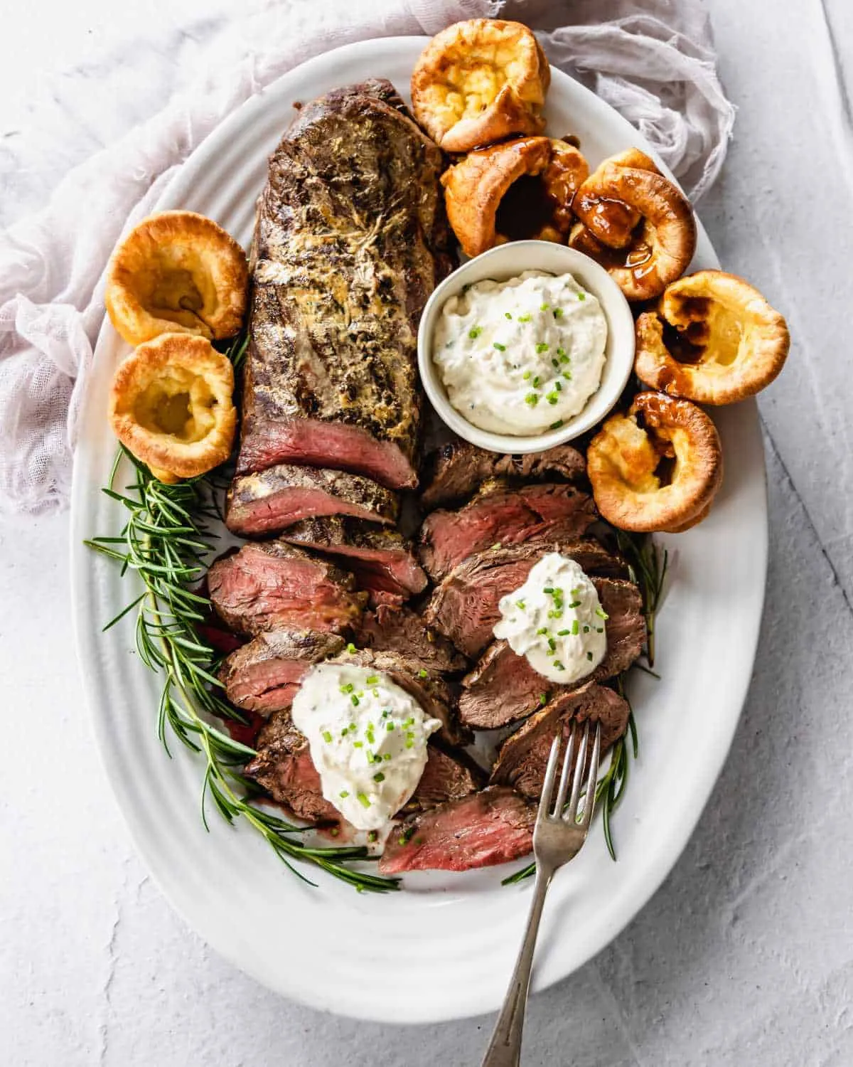 Beef Fillet with Horseradish Cream