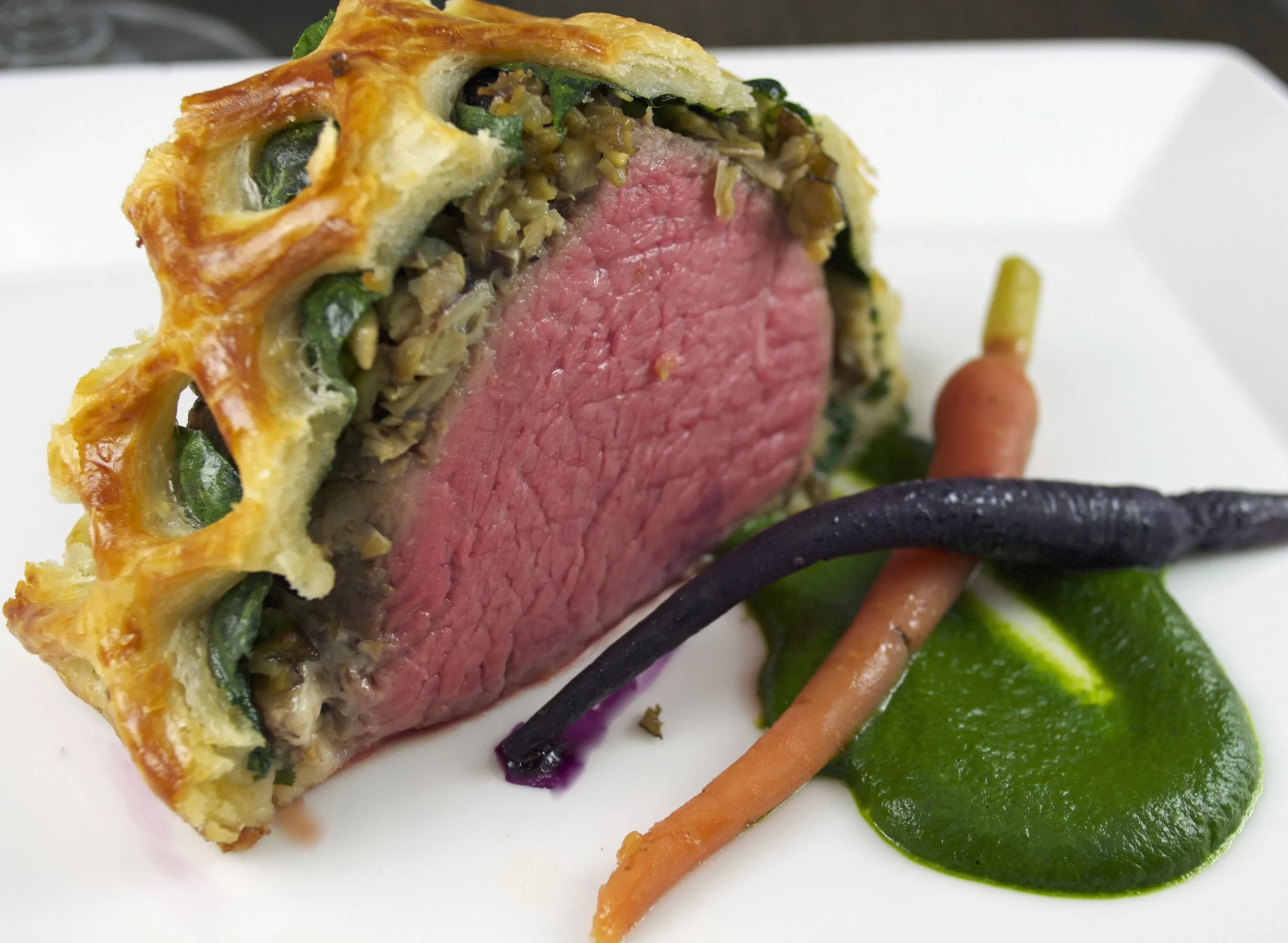 Beef Wellington with Spinach