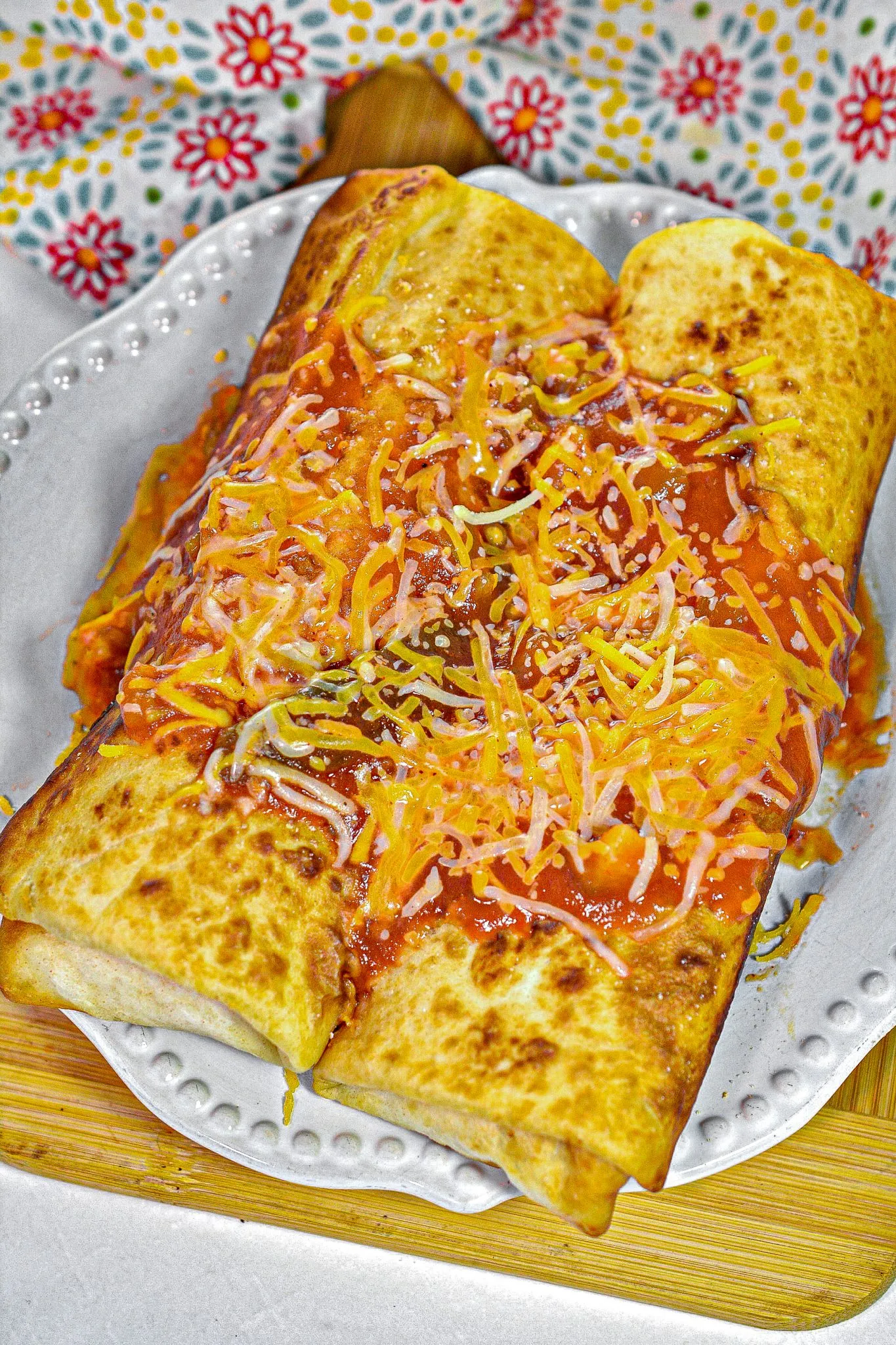 Beef and Cheese Chimichangas