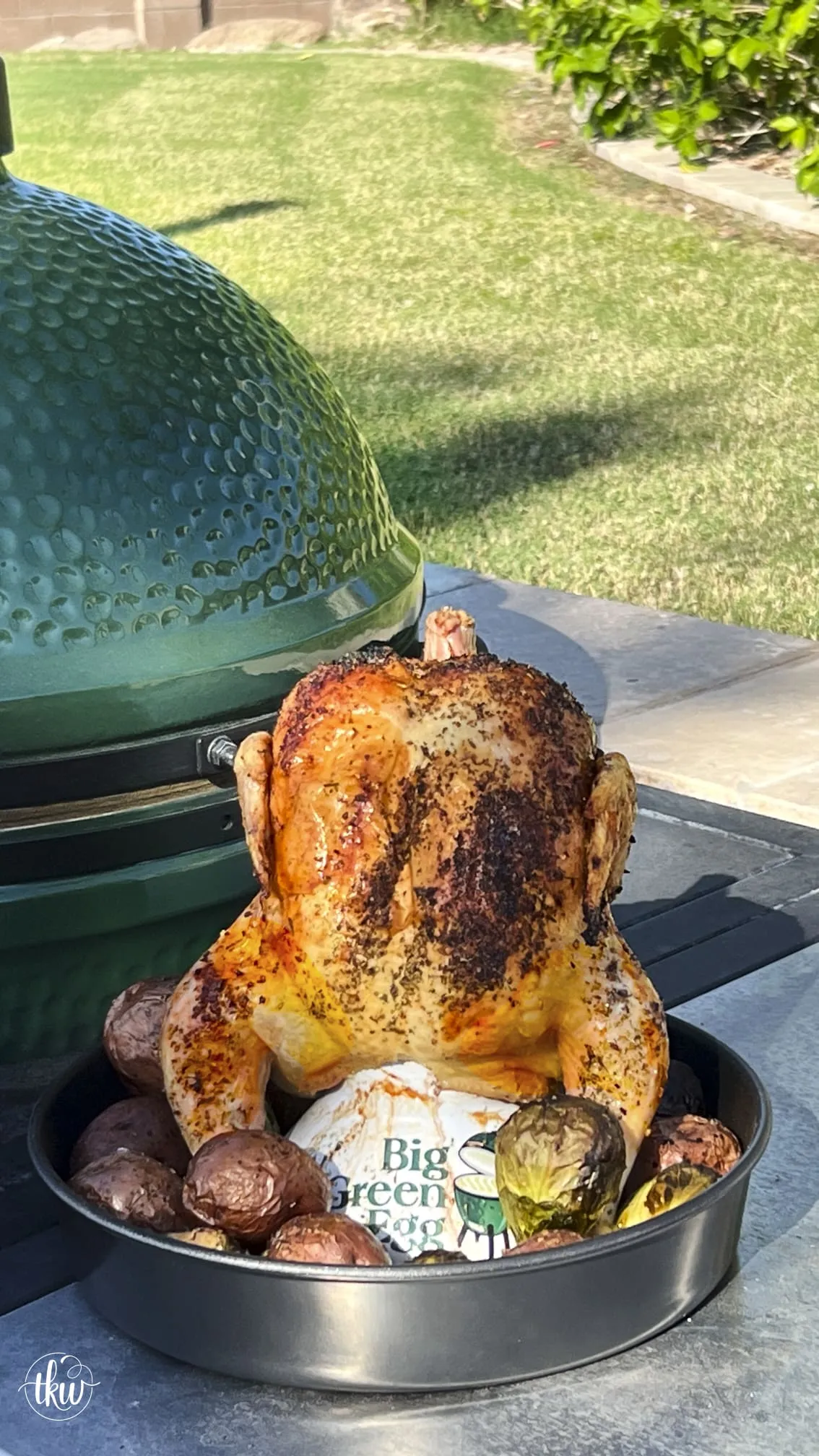 Beer Can Chicken on Grill