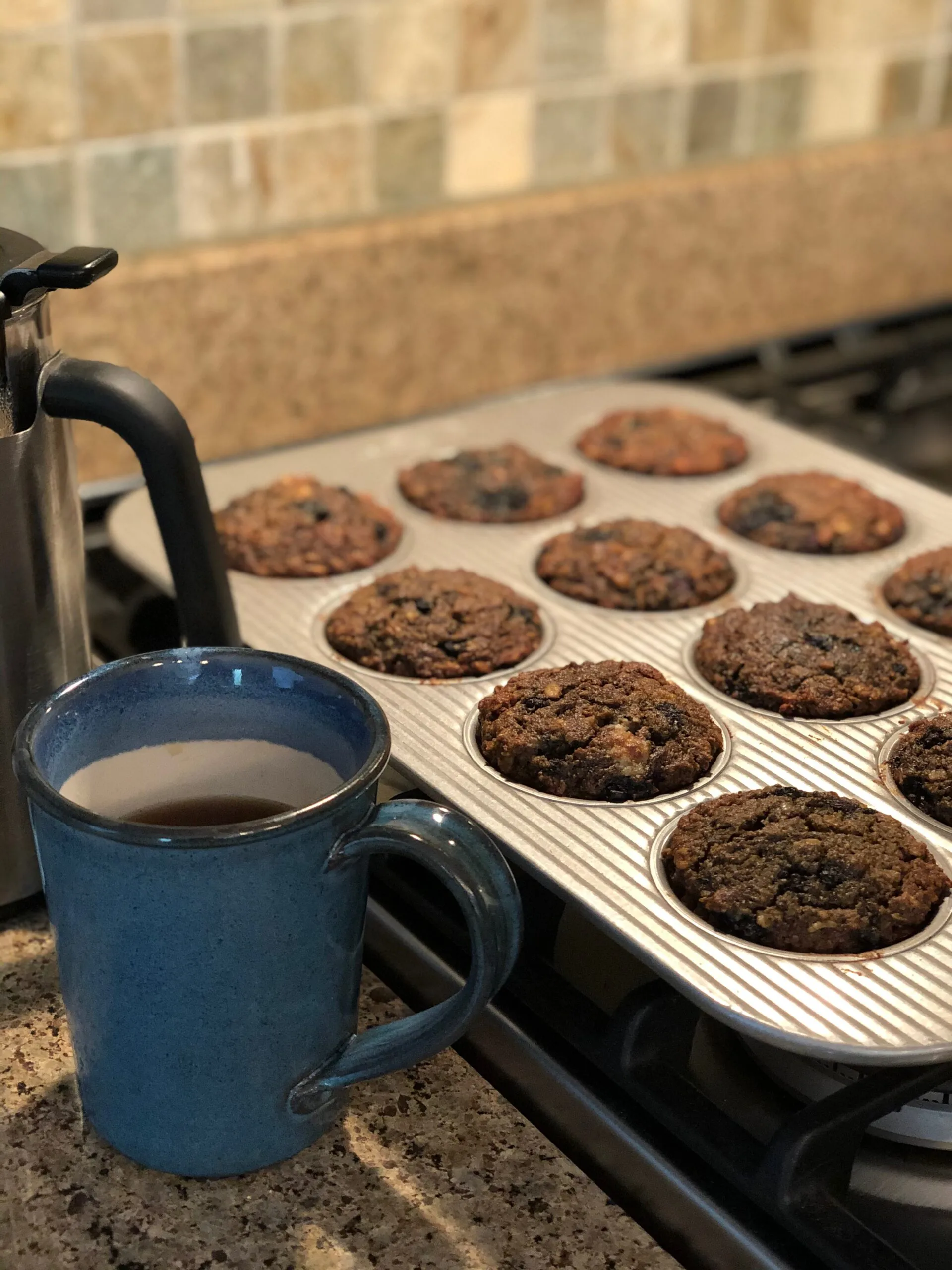 Beet Blueberry Molasses Superhero Muffins