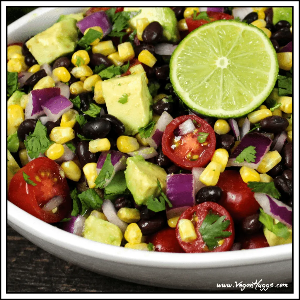 Black Bean, Corn, and Avocado Salad