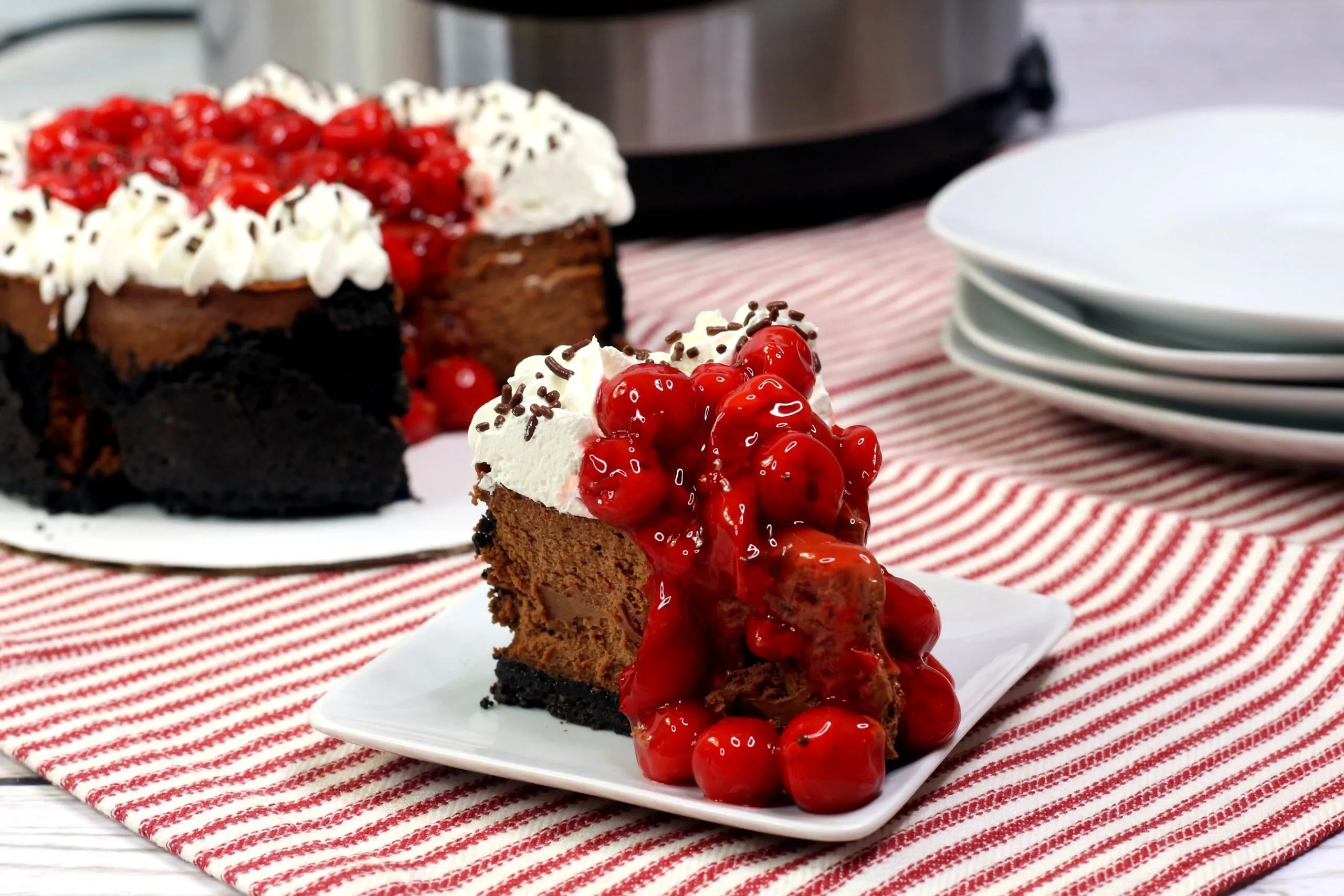 Black Forest Chocolate Cheesecake Instant Pot