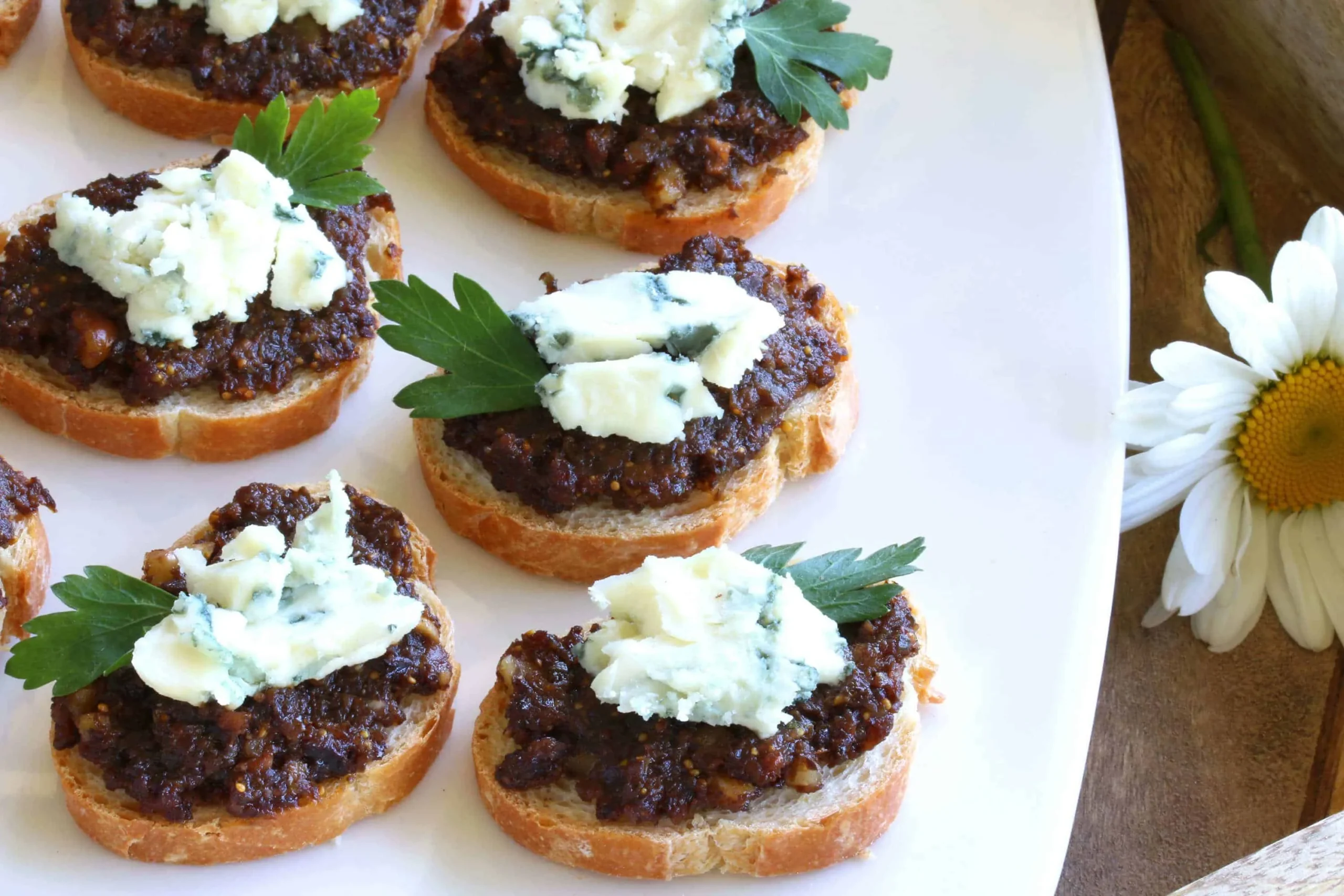 Black Olive Fig Tapenade with Roquefort