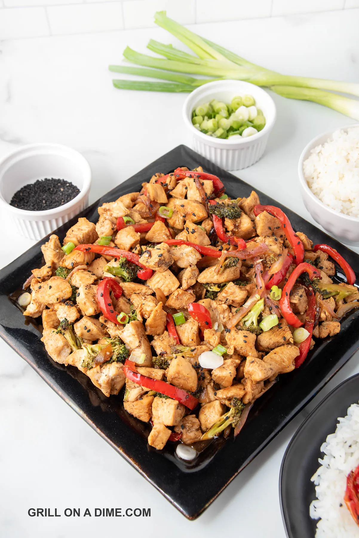 Blackstone Teriyaki Chicken Stir Fry