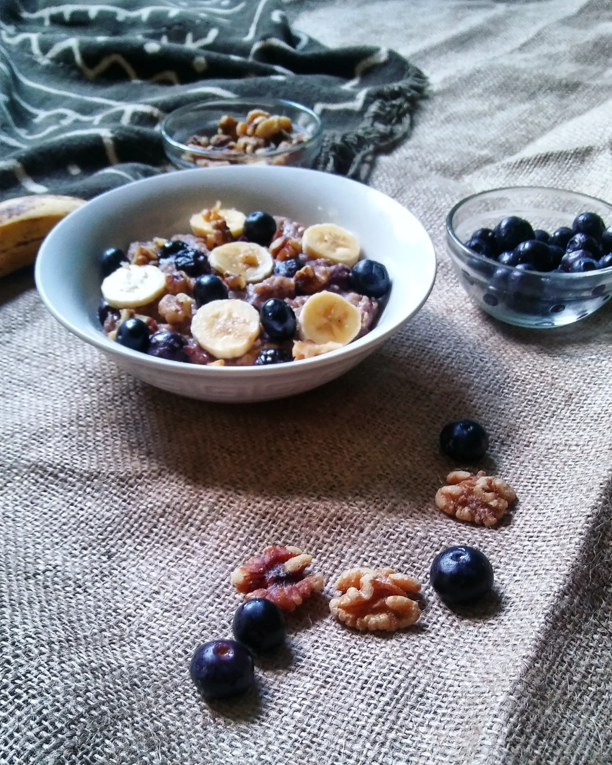 Blueberry Banana Nut Oatmeal